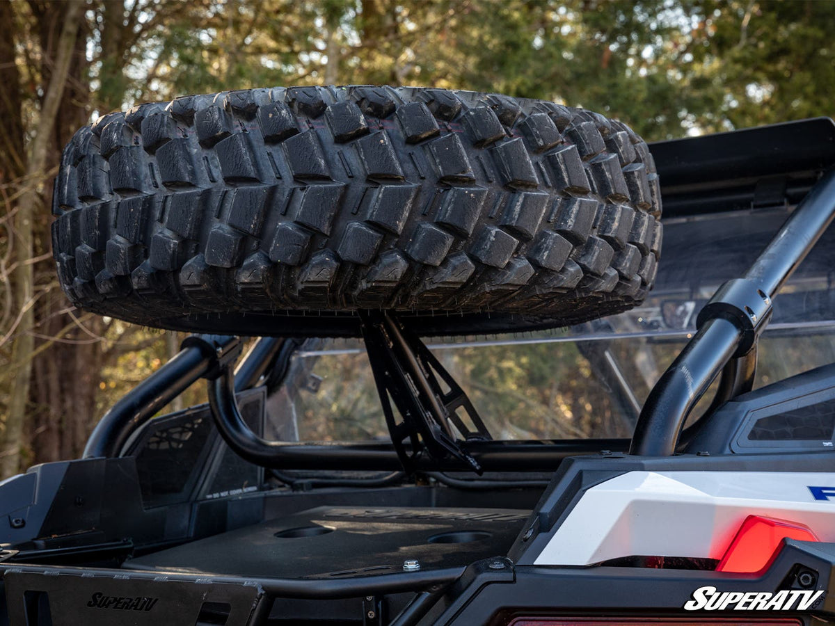 Photo of SuperATV Polaris RZR PRO XP Spare Tire Carrier by SuperATV - Premium Storage for UTVs / Side by Sides