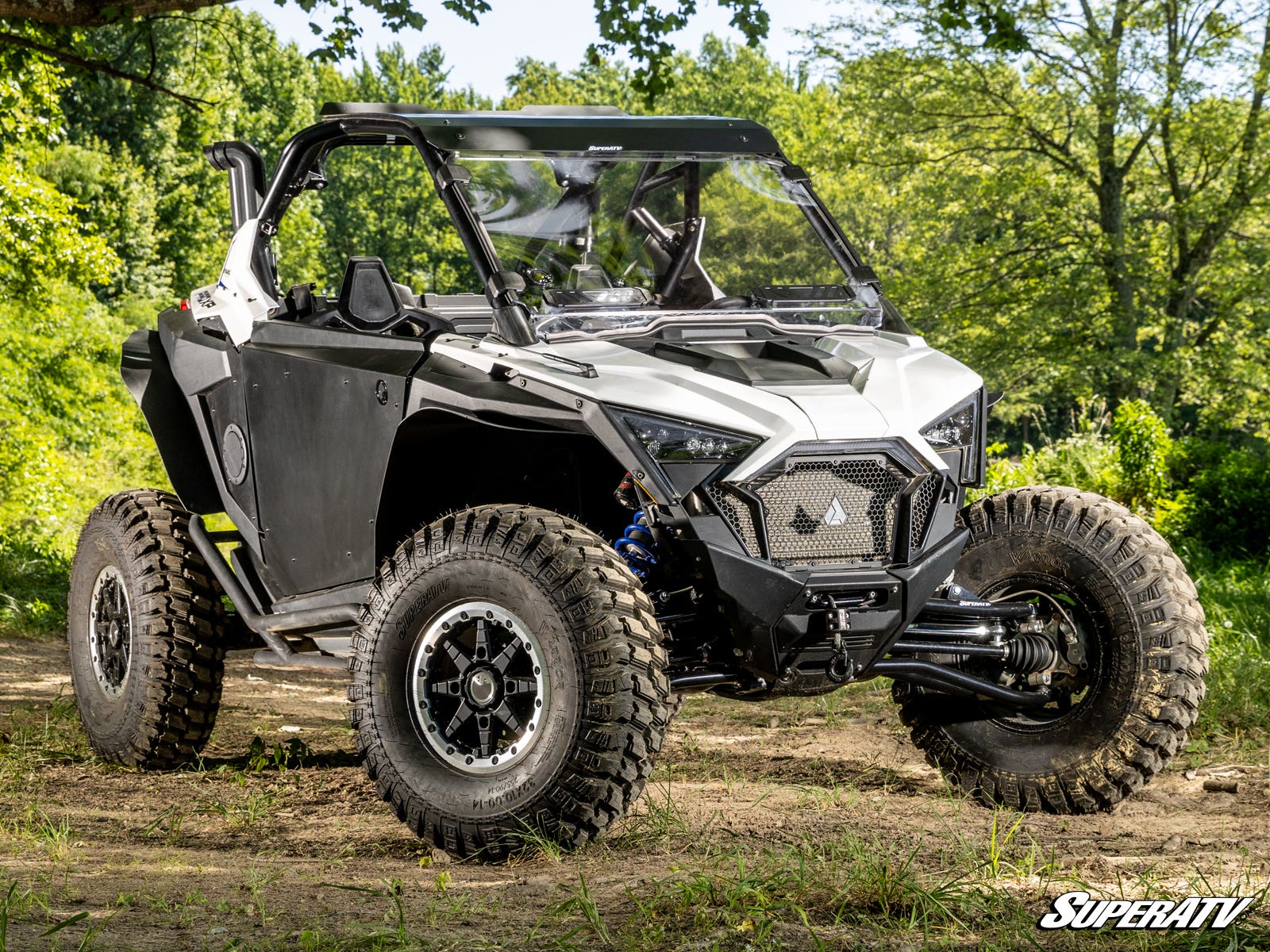 Photo of SuperATV Polaris RZR PRO XP Scratch Resistant Vented Full Windshield by SuperATV - Premium Windshields for UTVs / Side by Sides