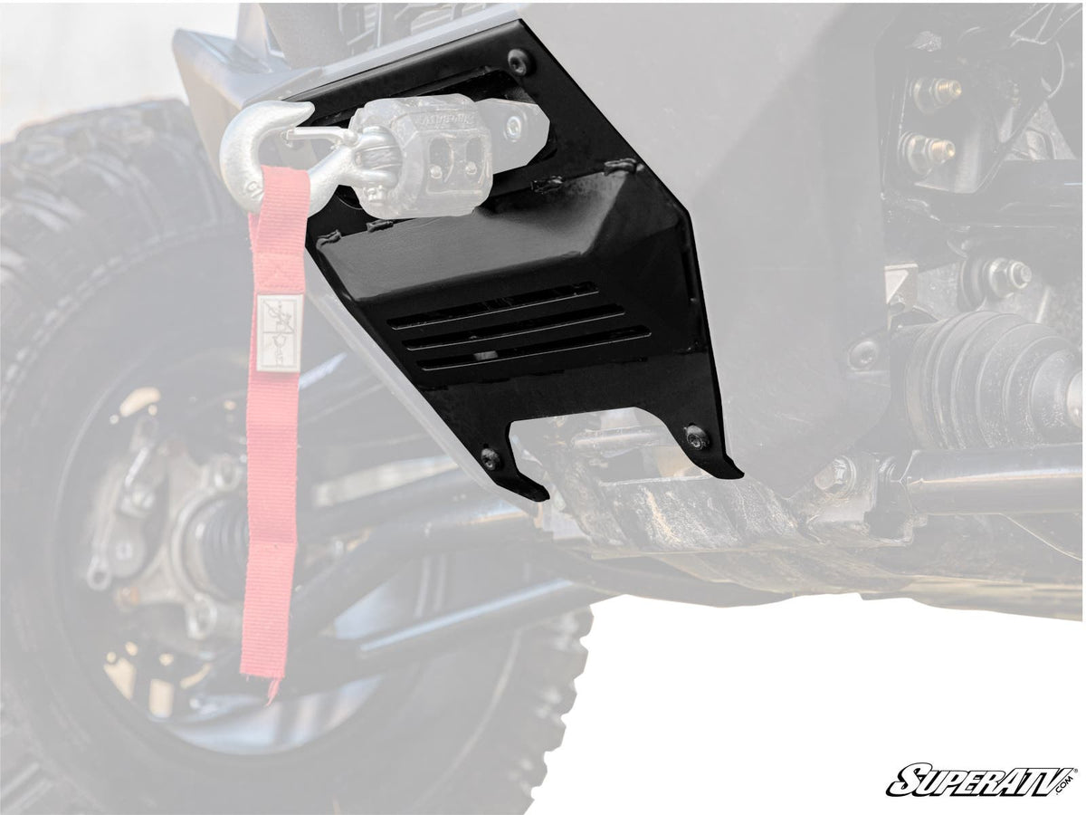 Photo of SuperATV Polaris RZR PRO XP Winch Mounting Plate by SuperATV - Premium Winches & Winch Mounts for UTVs / Side by Sides