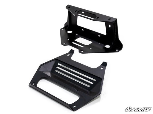Photo of SuperATV Polaris RZR PRO XP Winch Mounting Plate by SuperATV - Premium Winches & Winch Mounts for UTVs / Side by Sides