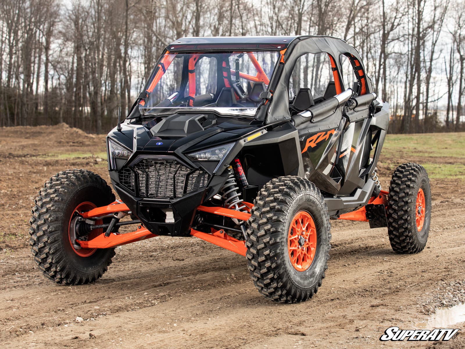 Photo of SuperATV Polaris RZR Pro R 4 Primal Soft Cab Enclosure Upper Doors by SuperATV - Premium Doors for UTVs / Side by Sides