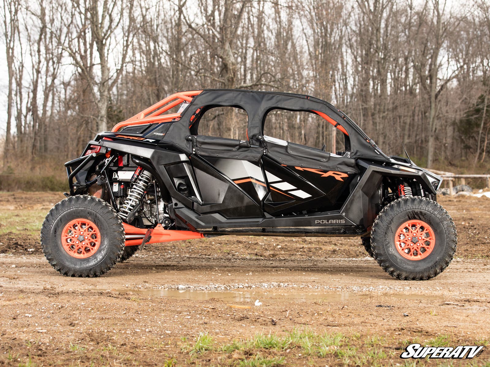 Photo of SuperATV Polaris RZR Pro R 4 Primal Soft Cab Enclosure Upper Doors by SuperATV - Premium Doors for UTVs / Side by Sides