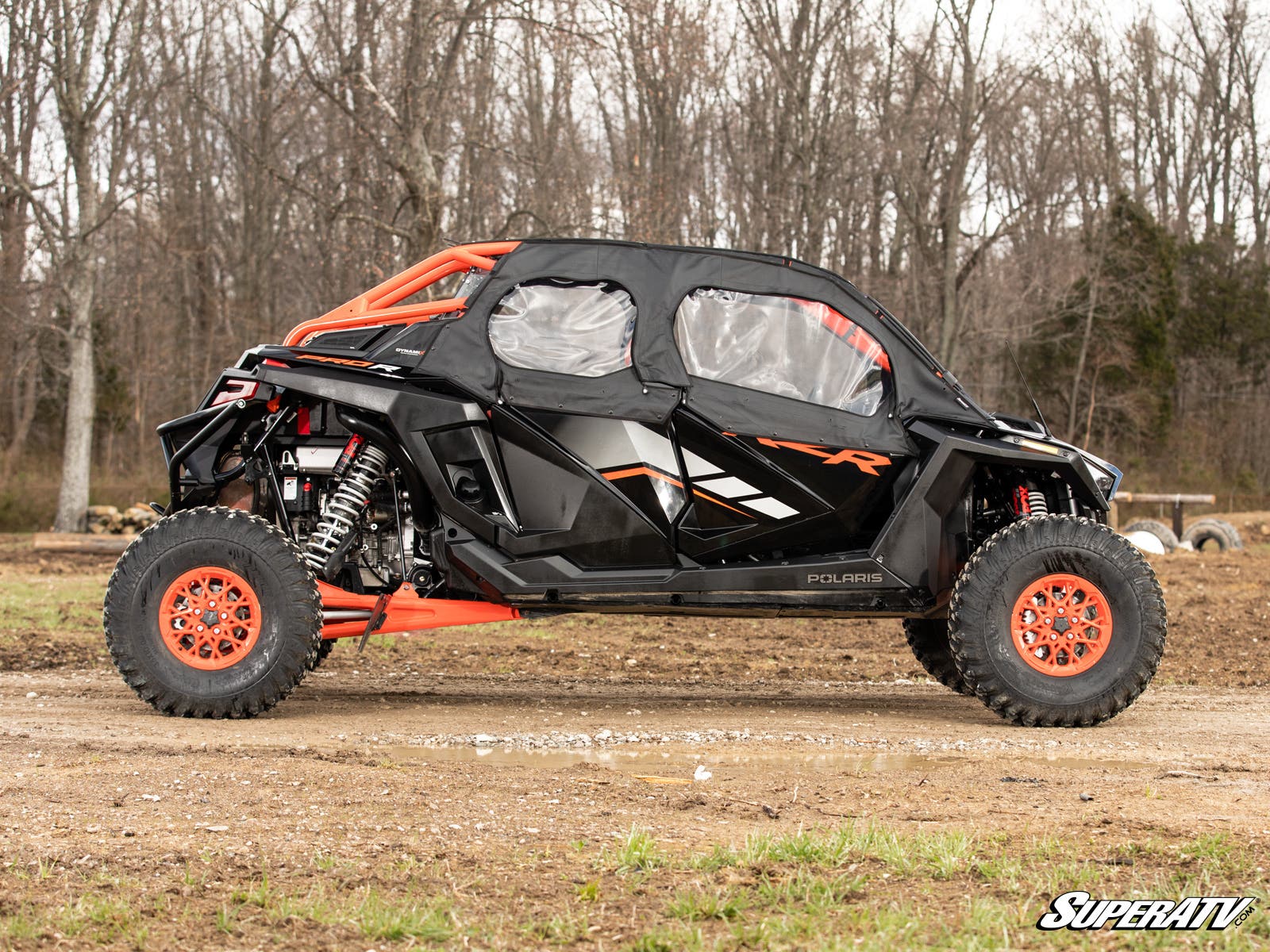 Photo of SuperATV Polaris RZR Pro R 4 Primal Soft Cab Enclosure Upper Doors by SuperATV - Premium Doors for UTVs / Side by Sides