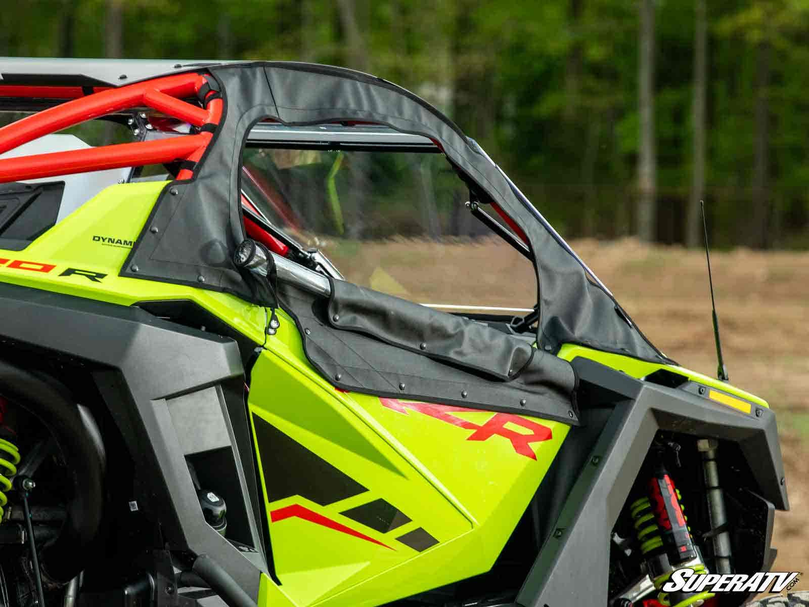 Photo of SuperATV Polaris RZR Pro R Primal Soft Cab Enclosure Upper Doors by SuperATV - Premium Doors for UTVs / Side by Sides
