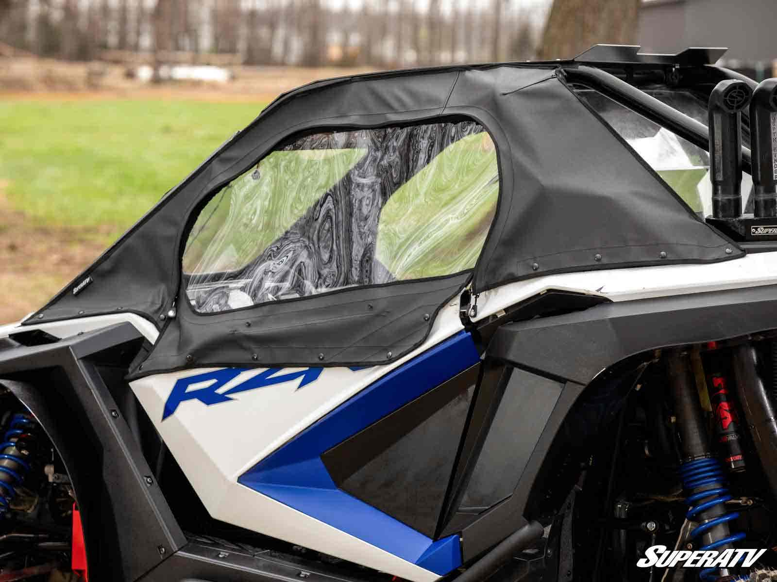 Photo of SuperATV Polaris RZR PRO XP Primal Soft Cab Enclosure Upper Doors by SuperATV - Premium Doors for UTVs / Side by Sides