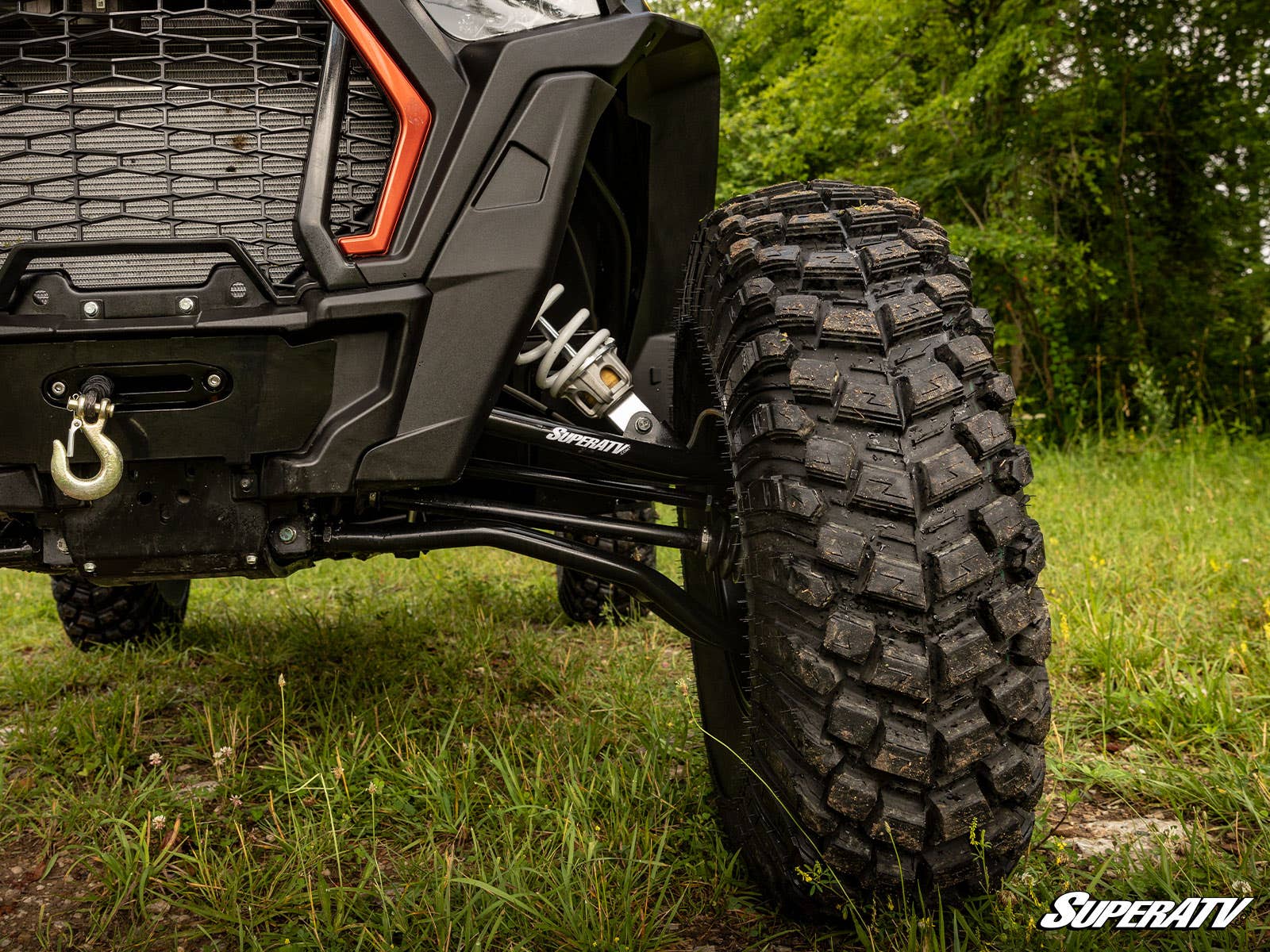 Photo of SuperATV Polaris RZR XP Turbo High Clearance 2" Forward Offset A Arms by SuperATV - Premium A-Arms & Control Arms for UTVs / Side by Sides