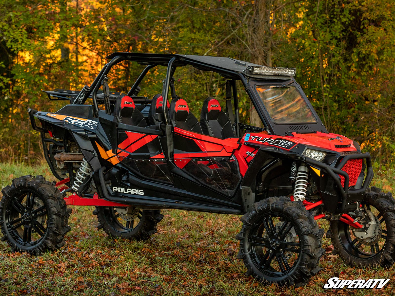 Photo of SuperATV Polaris RZR S4 1000 Clear Lower Doors by SuperATV - Premium Doors for UTVs / Side by Sides