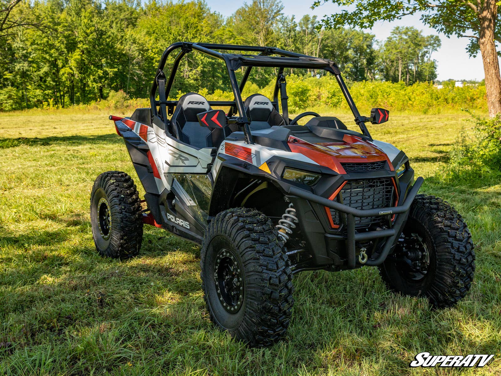 Photo of SuperATV Polaris RZR XP Turbo Low Profile Front Bumper by SuperATV - Premium Bumpers for UTVs / Side by Sides