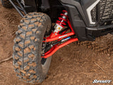Polaris RZR XP 1000 High Clearance 2in. Forward Offset A-Arms - Red with Standard Ball joints