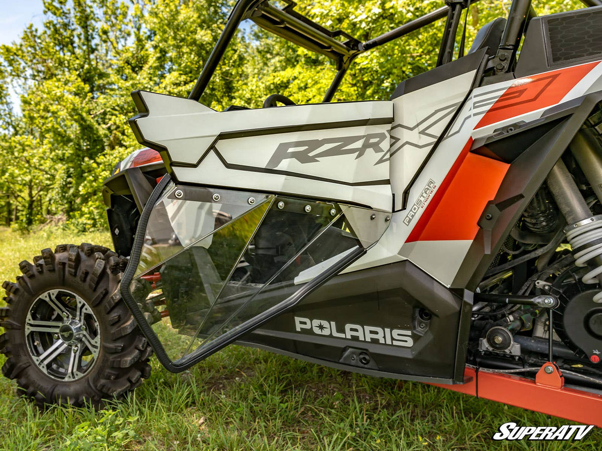 Photo of SuperATV Polaris RZR S 1000 Clear Lower Doors by SuperATV - Premium Doors for UTVs / Side by Sides