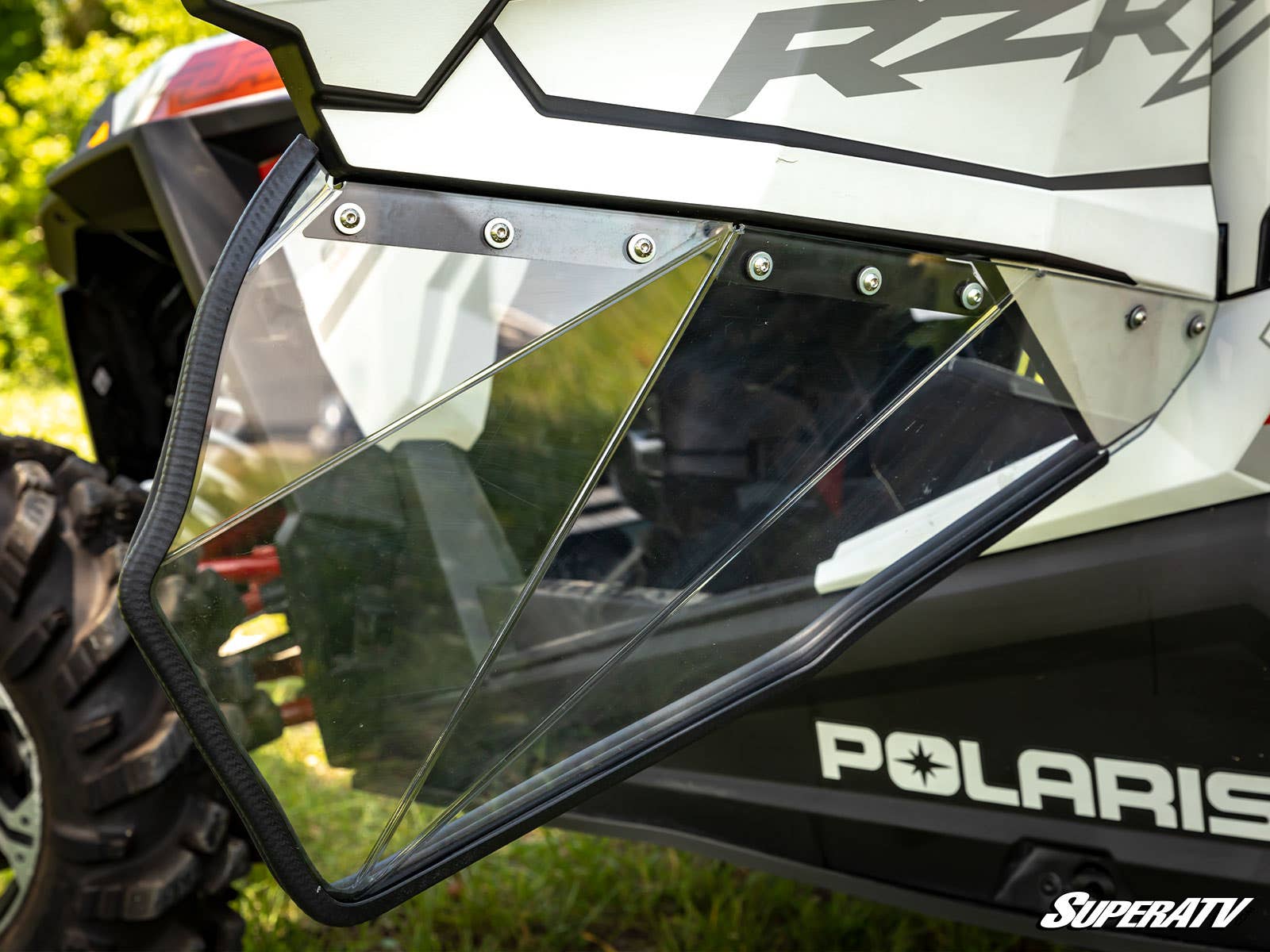 Photo of SuperATV Polaris RZR S4 900 Clear Lower Doors by SuperATV - Premium Doors for UTVs / Side by Sides