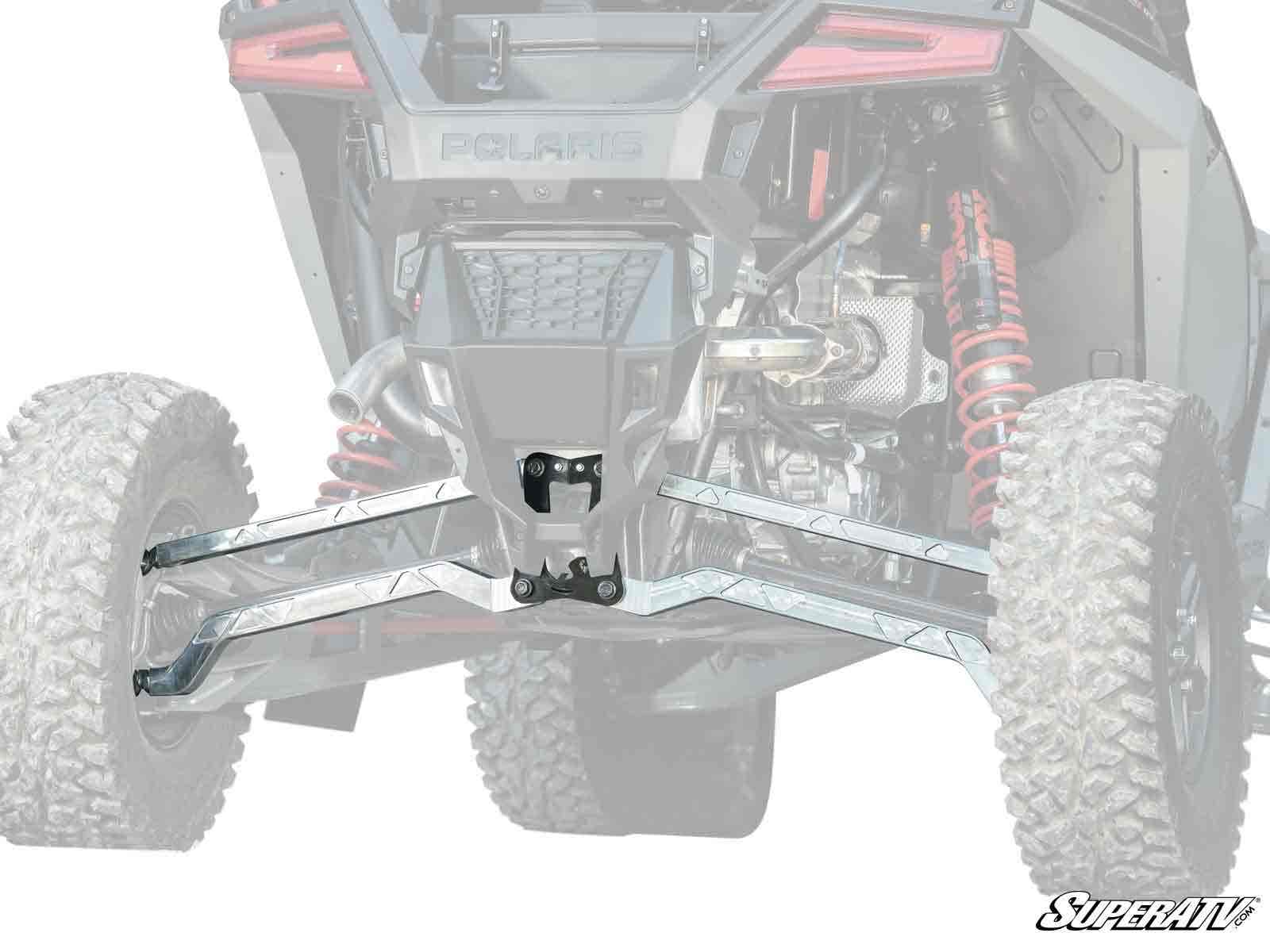 Photo of SuperATV Polaris RZR Turbo R High-Clearance Billet Radius Arms by SuperATV - Premium Radius Rods for UTVs / Side by Sides