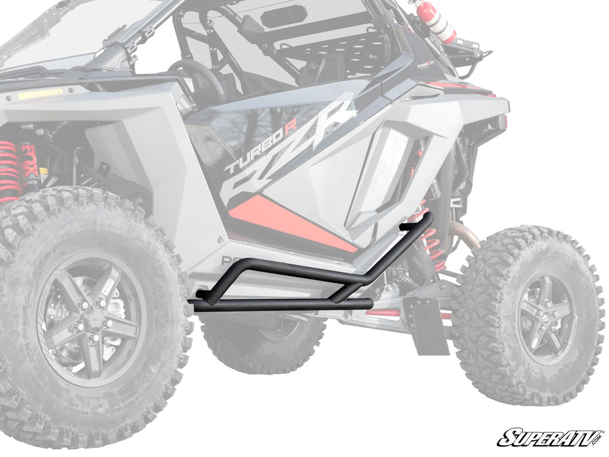 Photo of SuperATV Polaris RZR Turbo R Rock Slider Nerf Bars by SuperATV - Premium Nerf Bars for UTVs / Side by Sides