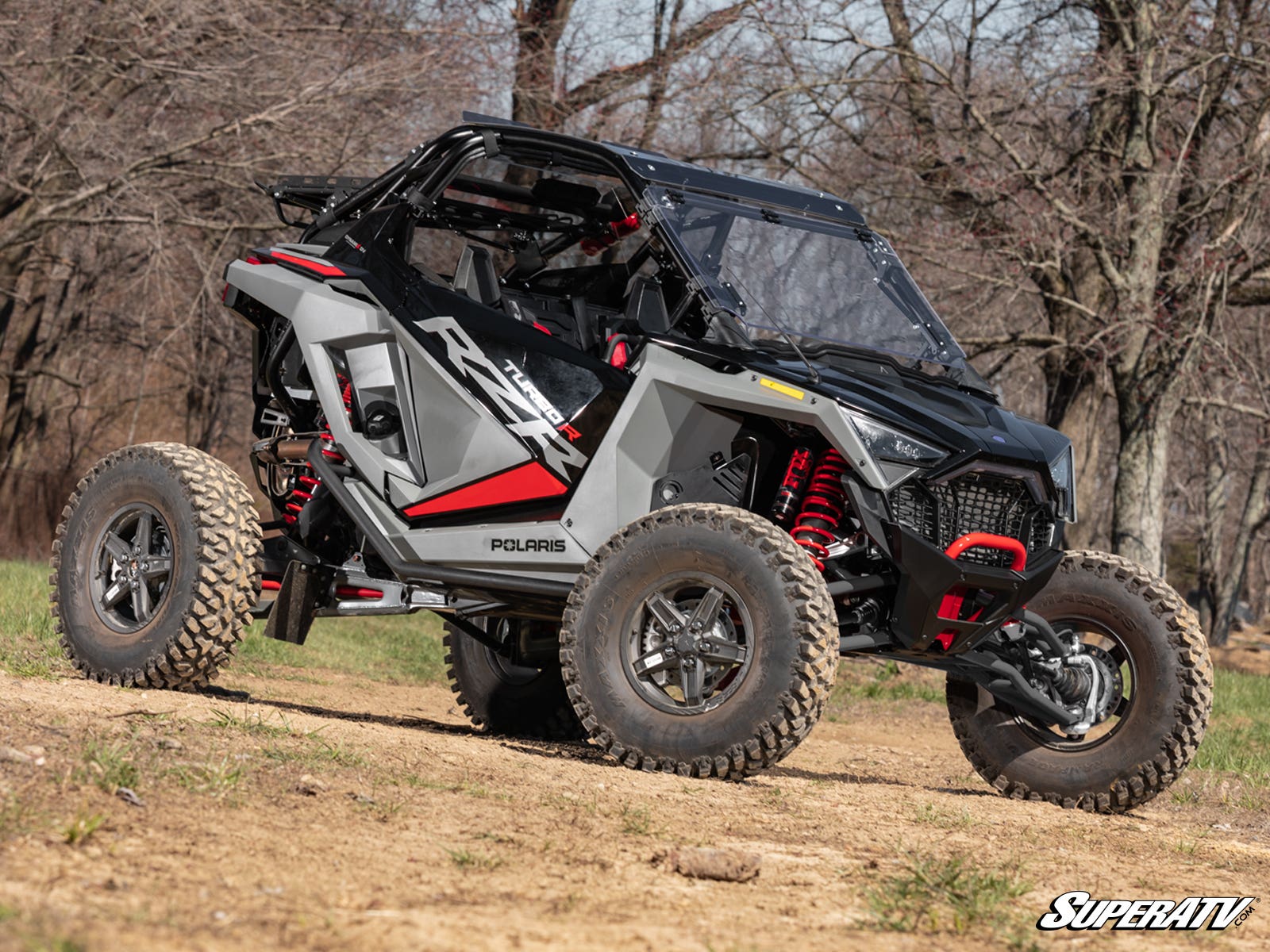 Photo of SuperATV Polaris RZR Turbo R Nerf Bars by SuperATV - Premium Nerf Bars for UTVs / Side by Sides