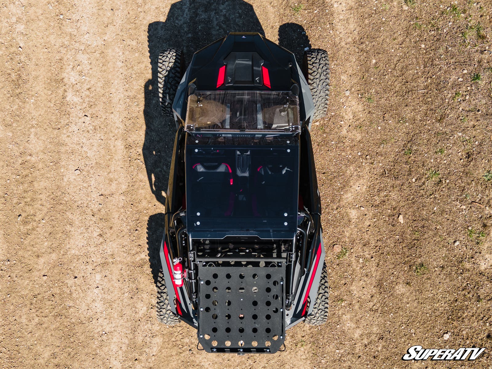 Photo of SuperATV Polaris RZR Turbo R Tinted Roof by SuperATV - Premium Roofs for UTVs / Side by Sides