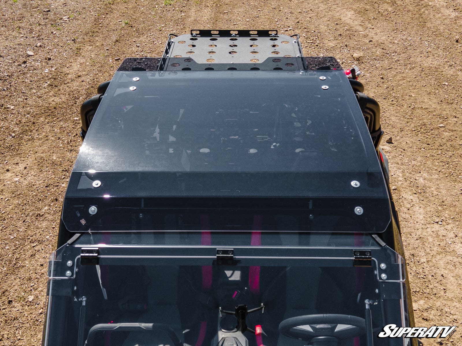 Photo of SuperATV Polaris RZR Turbo R Tinted Roof by SuperATV - Premium Roofs for UTVs / Side by Sides