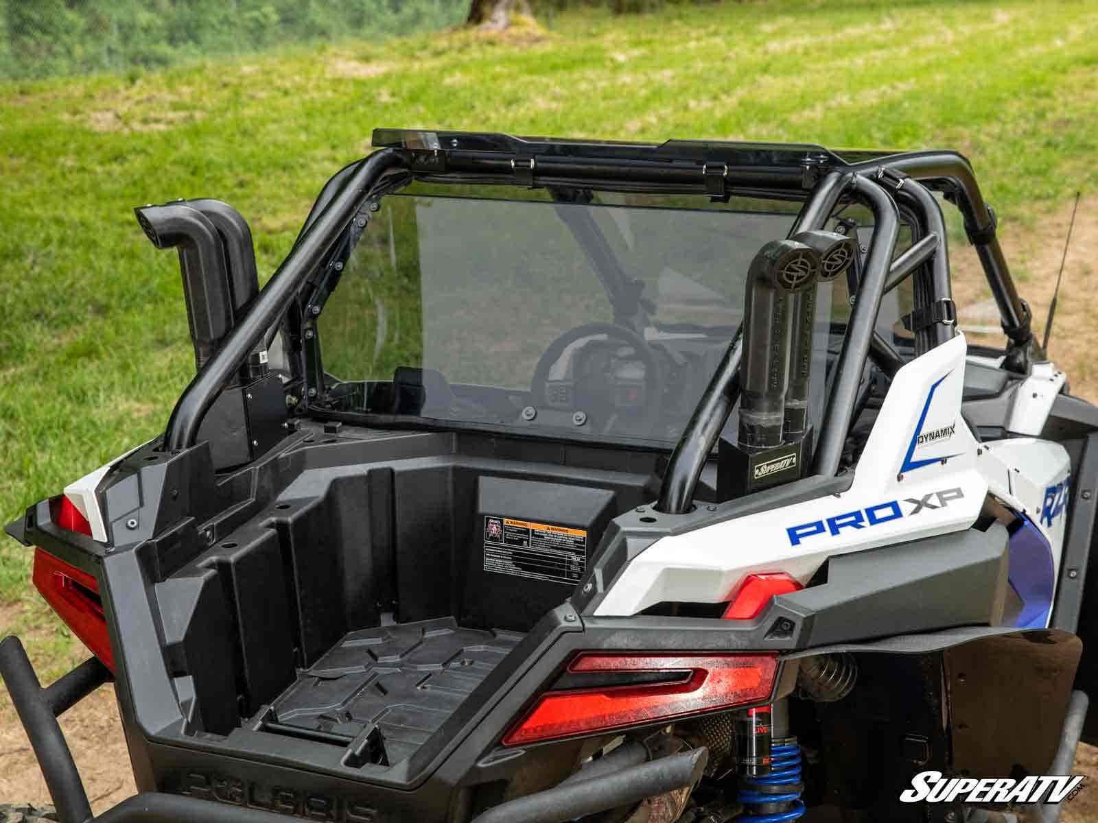 Photo of SuperATV Polaris RZR PRO XP Rear Windshield by SuperATV - Premium Windshields for UTVs / Side by Sides