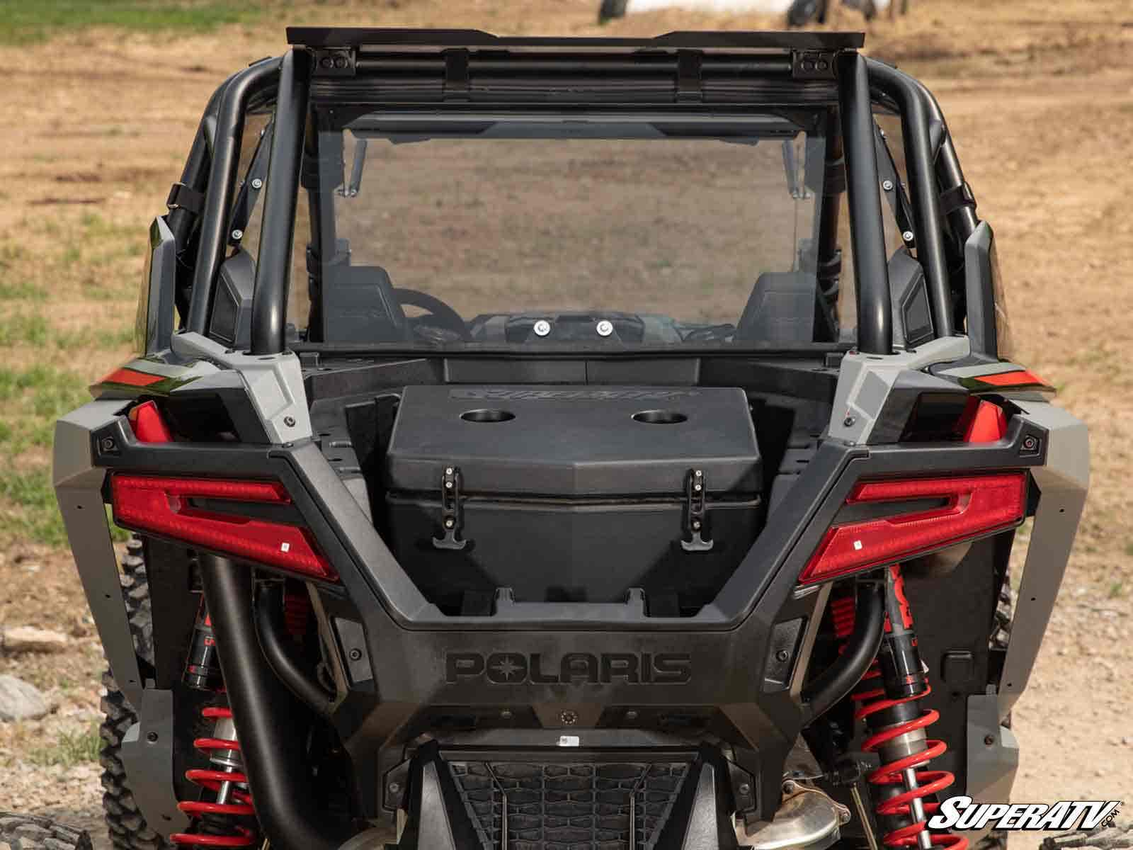 Photo of SuperATV Polaris RZR Turbo R Rear Windshield by SuperATV - Premium Windshields for UTVs / Side by Sides