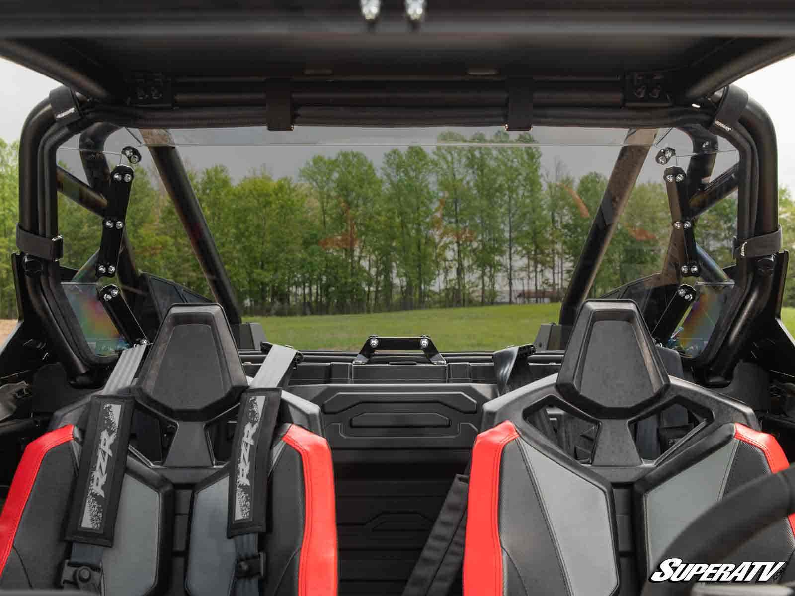 Photo of SuperATV Polaris RZR Turbo R Rear Windshield by SuperATV - Premium Windshields for UTVs / Side by Sides