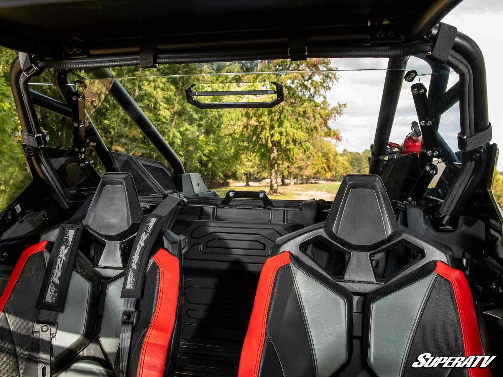 Photo of SuperATV Polaris RZR Turbo R Rear Vented Windshield by SuperATV - Premium Windshields for UTVs / Side by Sides