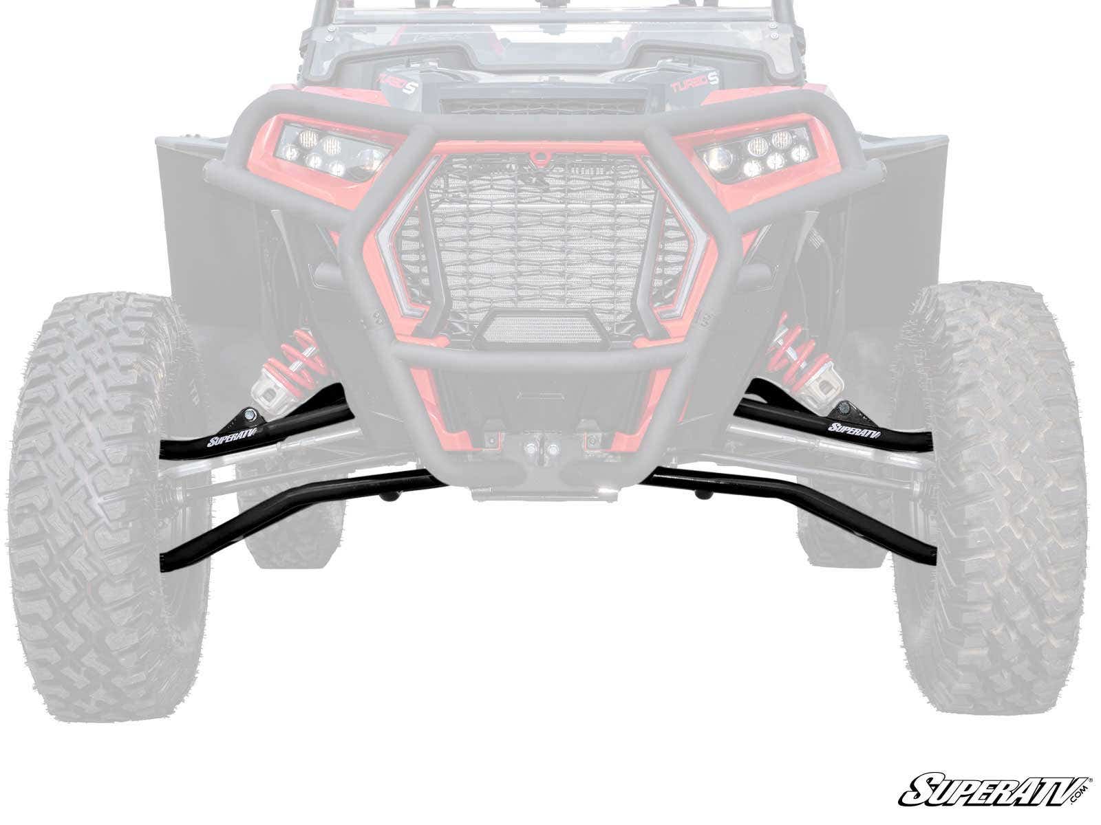 Photo of SuperATV Polaris RZR Turbo S High Clearance 1.5" Offset A-Arms by SuperATV - Premium A-Arms & Control Arms for UTVs / Side by Sides