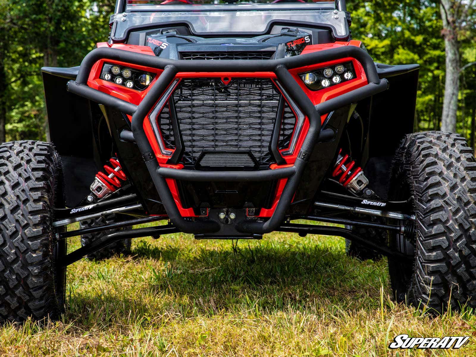 Photo of SuperATV Polaris RZR Turbo S High Clearance 1.5" Offset A-Arms by SuperATV - Premium A-Arms & Control Arms for UTVs / Side by Sides