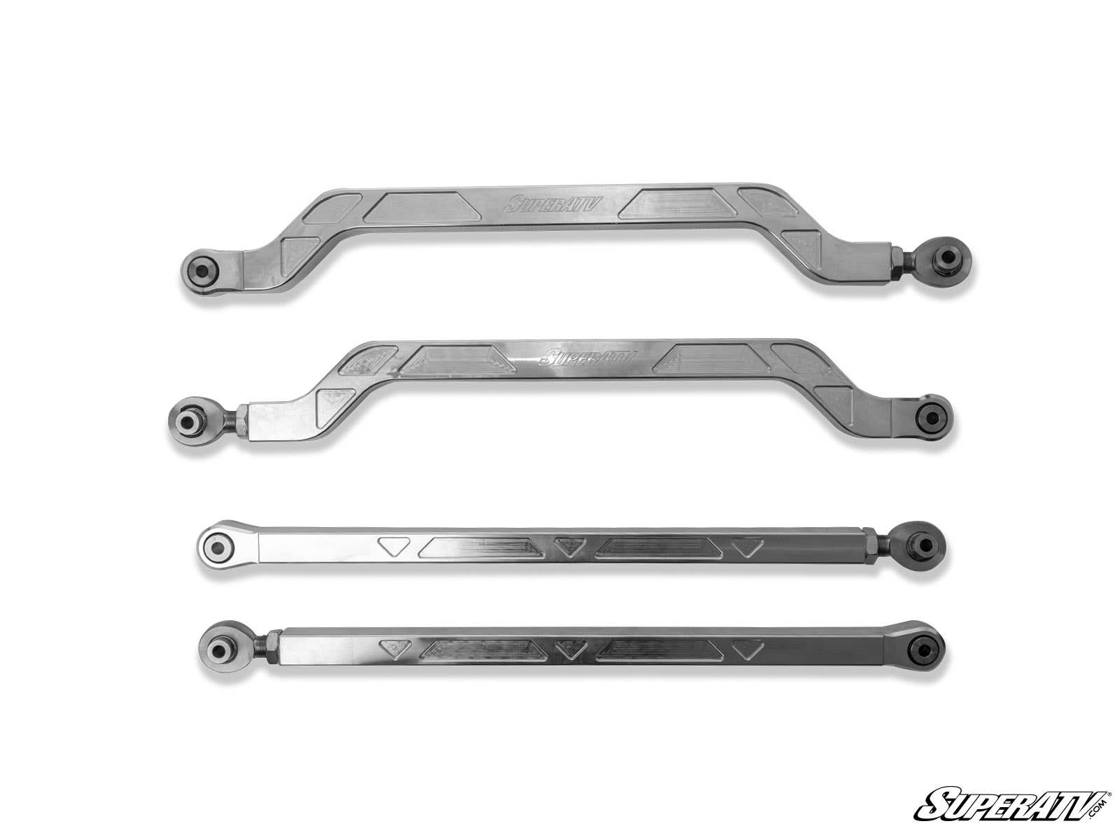 Photo of SuperATV Polaris RZR XP Turbo S High Clearance Billet Aluminum Radius Arms by SuperATV - Premium Radius Rods for UTVs / Side by Sides