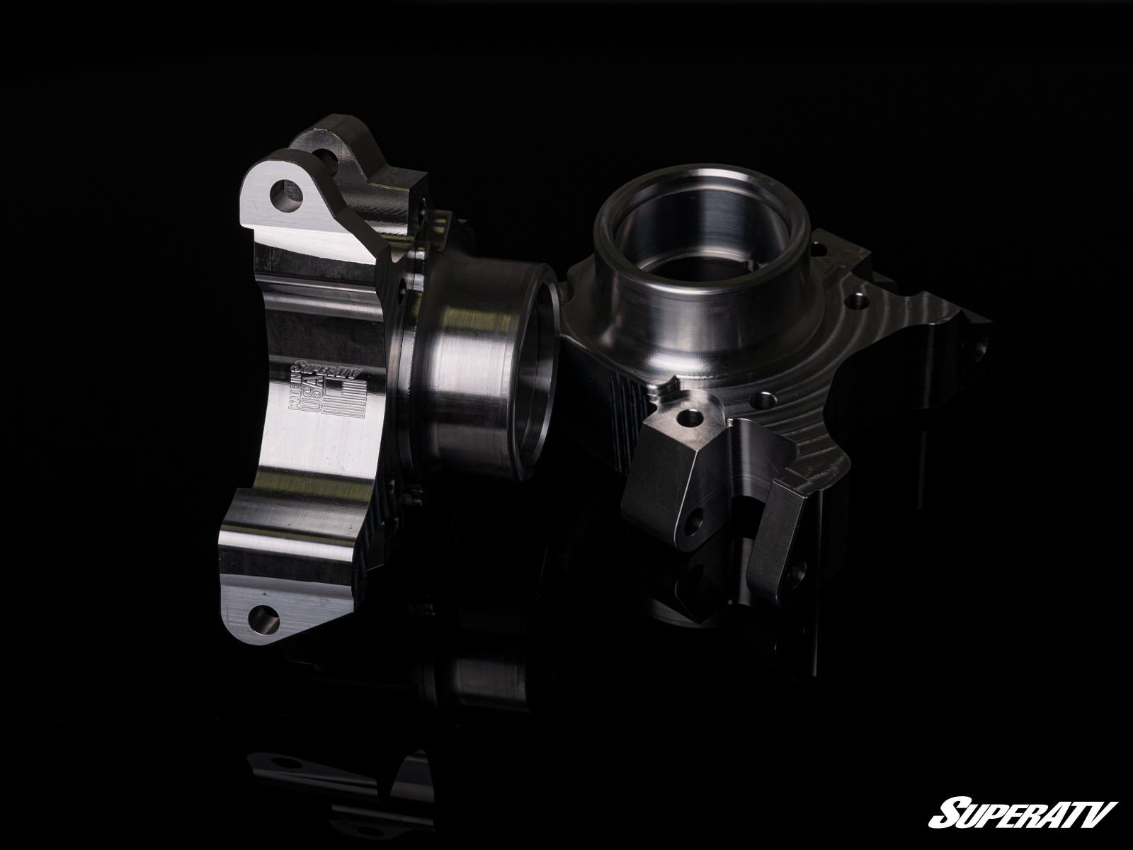 Photo of SuperATV Polaris RZR Turbo S Billet Rear Knuckles by SuperATV - Premium Shocks, Springs, & Accessories for UTVs / Side by Sides