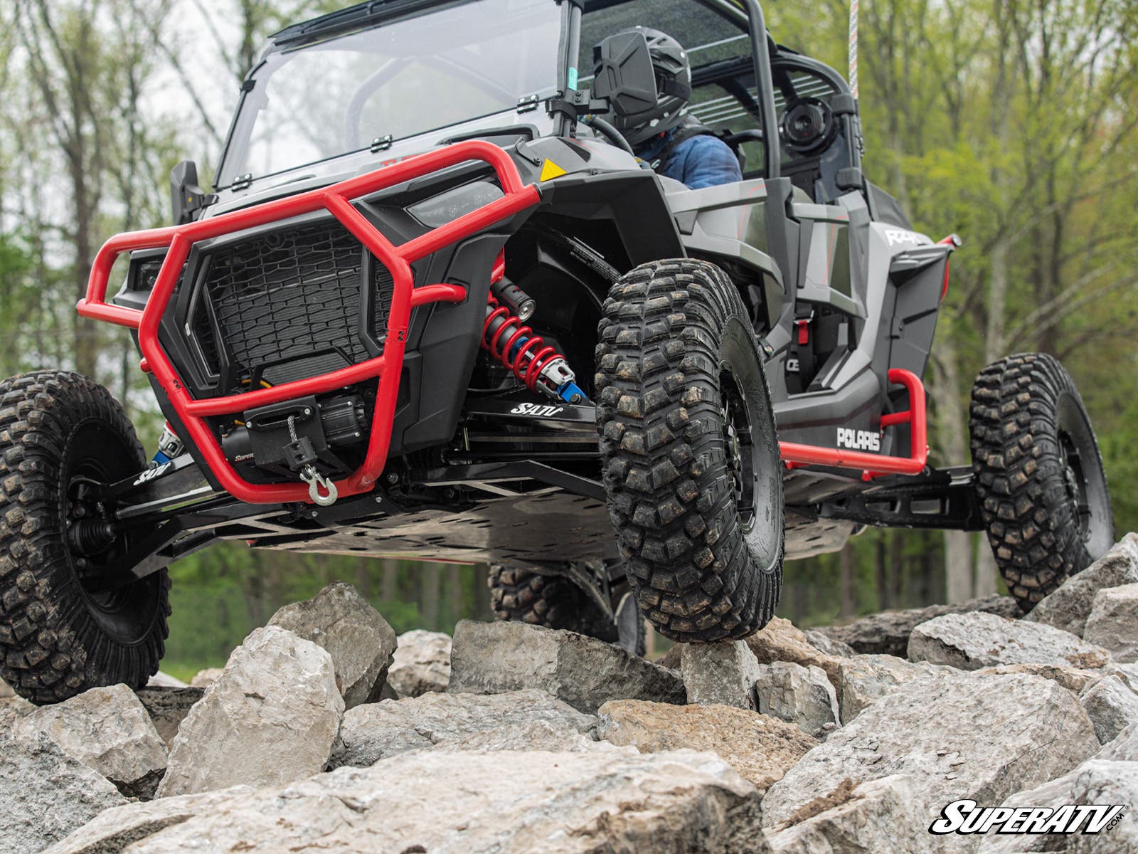 Polaris RZR Turbo S Sidewinder A-Arms - Black - Keller