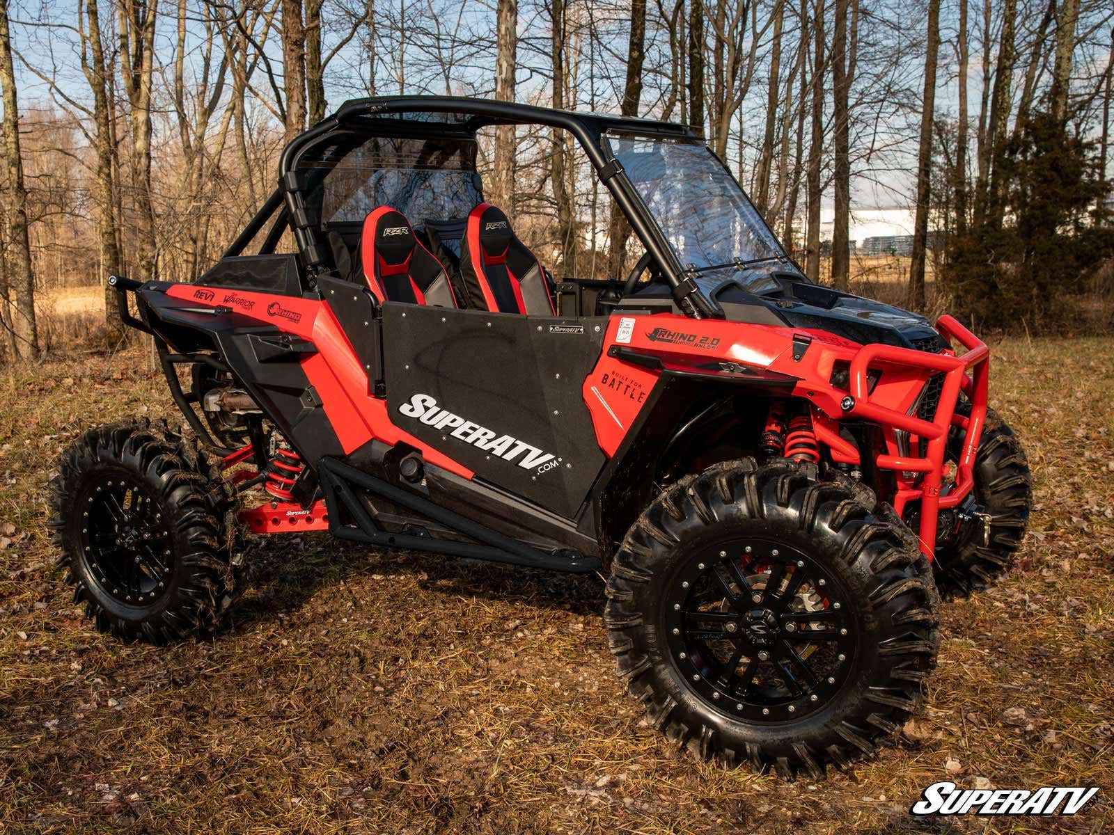 Photo of SuperATV Polaris RZR XP Turbo S Nerf Bars by SuperATV - Premium Nerf Bars for UTVs / Side by Sides
