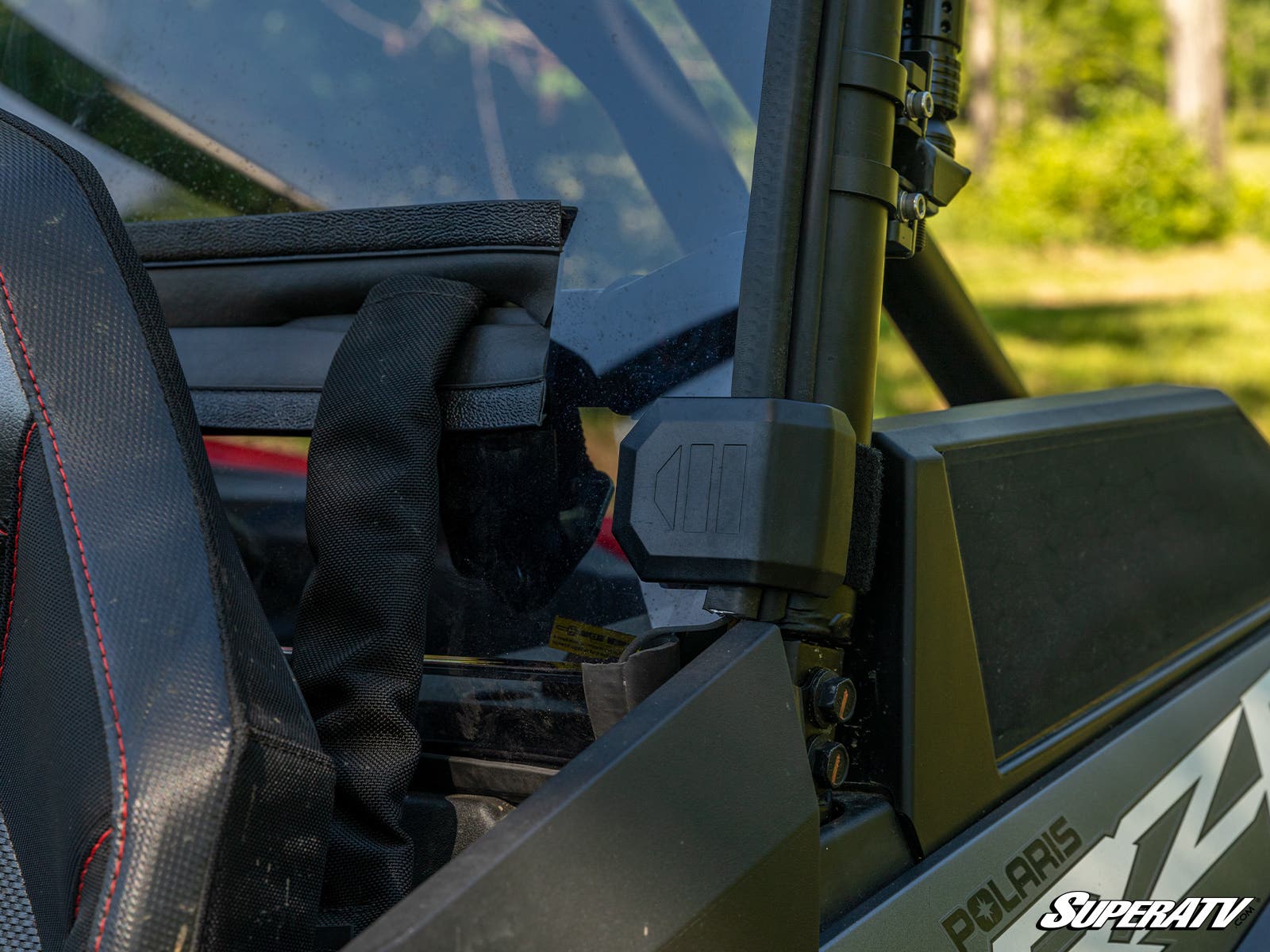 Photo of SuperATV Polaris RZR XP Turbo S Rear Windshield by SuperATV - Premium Windshields for UTVs / Side by Sides