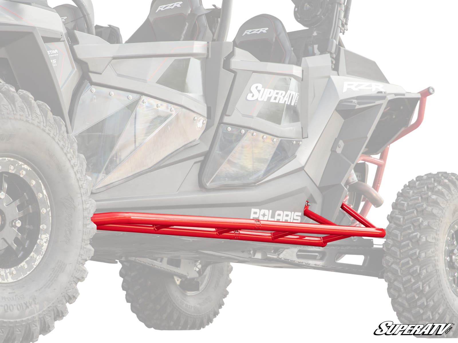 Photo of SuperATV Polaris RZR Turbo S 4 Tree Kickers by SuperATV - Premium Nerf Bars for UTVs / Side by Sides