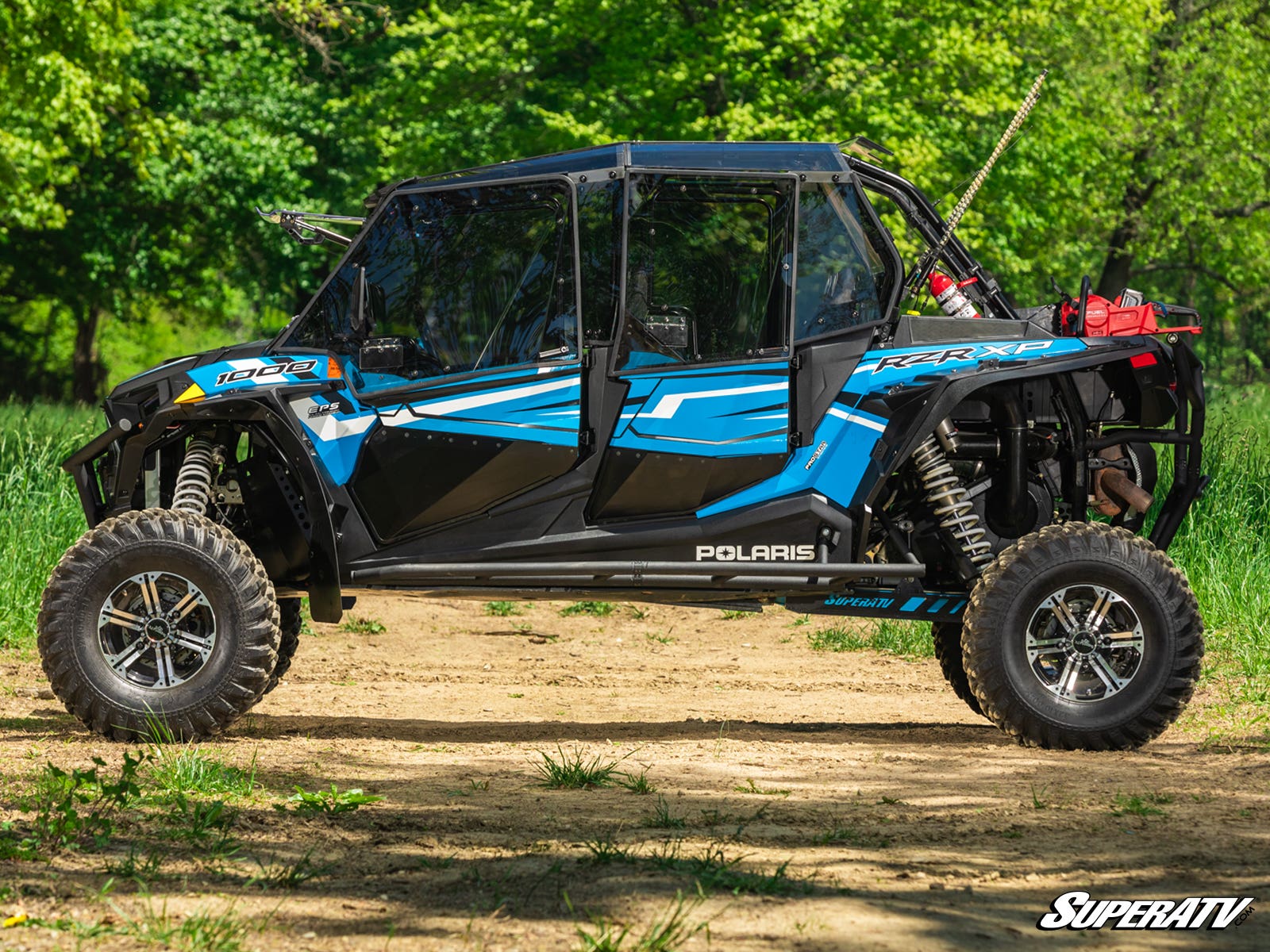 Photo of SuperATV Polaris RZR XP 4 Turbo Hard Cab Enclosure Upper Doors by SuperATV - Premium Doors for UTVs / Side by Sides