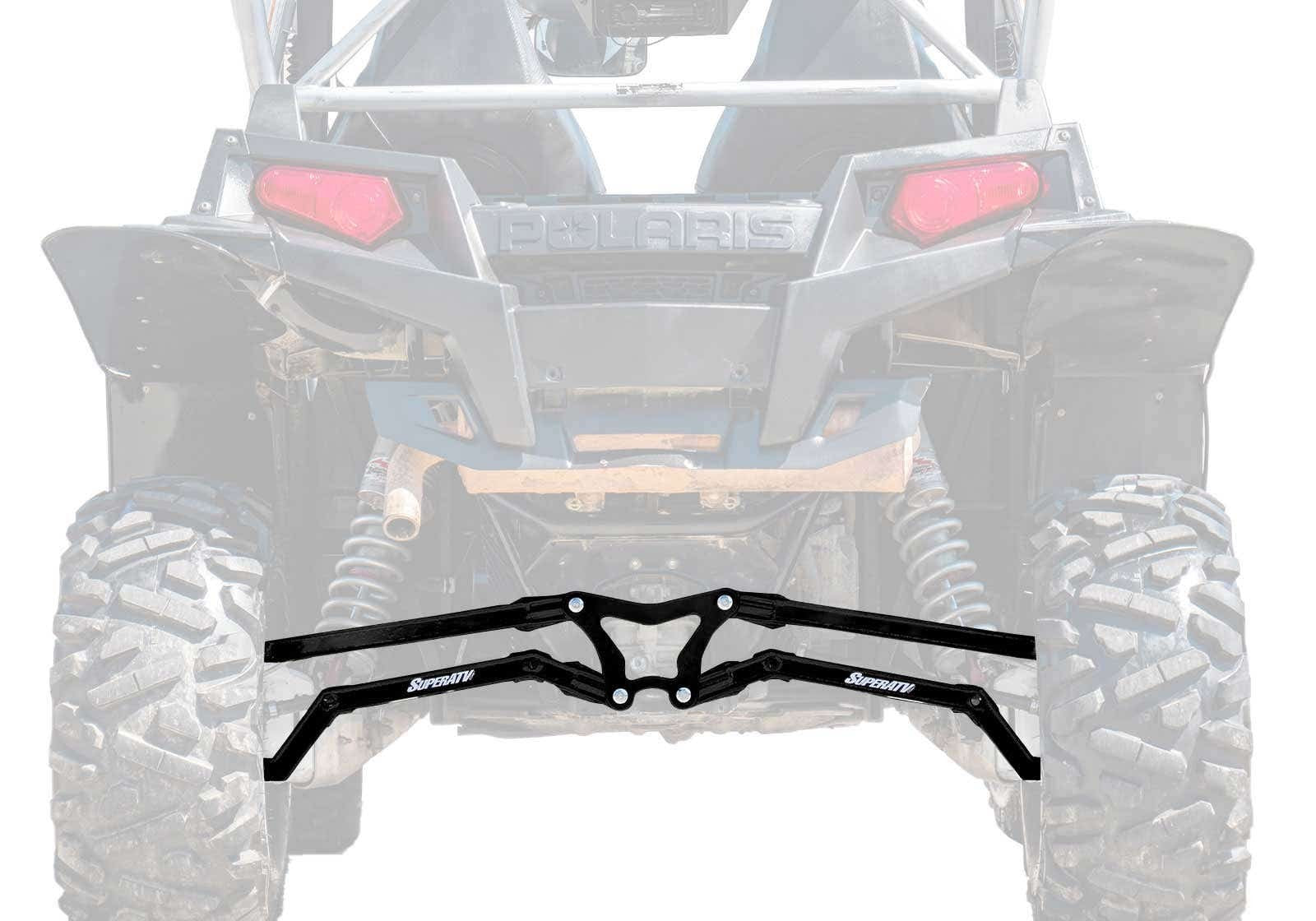 Polaris RZR XP 900 High Clearance Boxed Radius Arms - Black