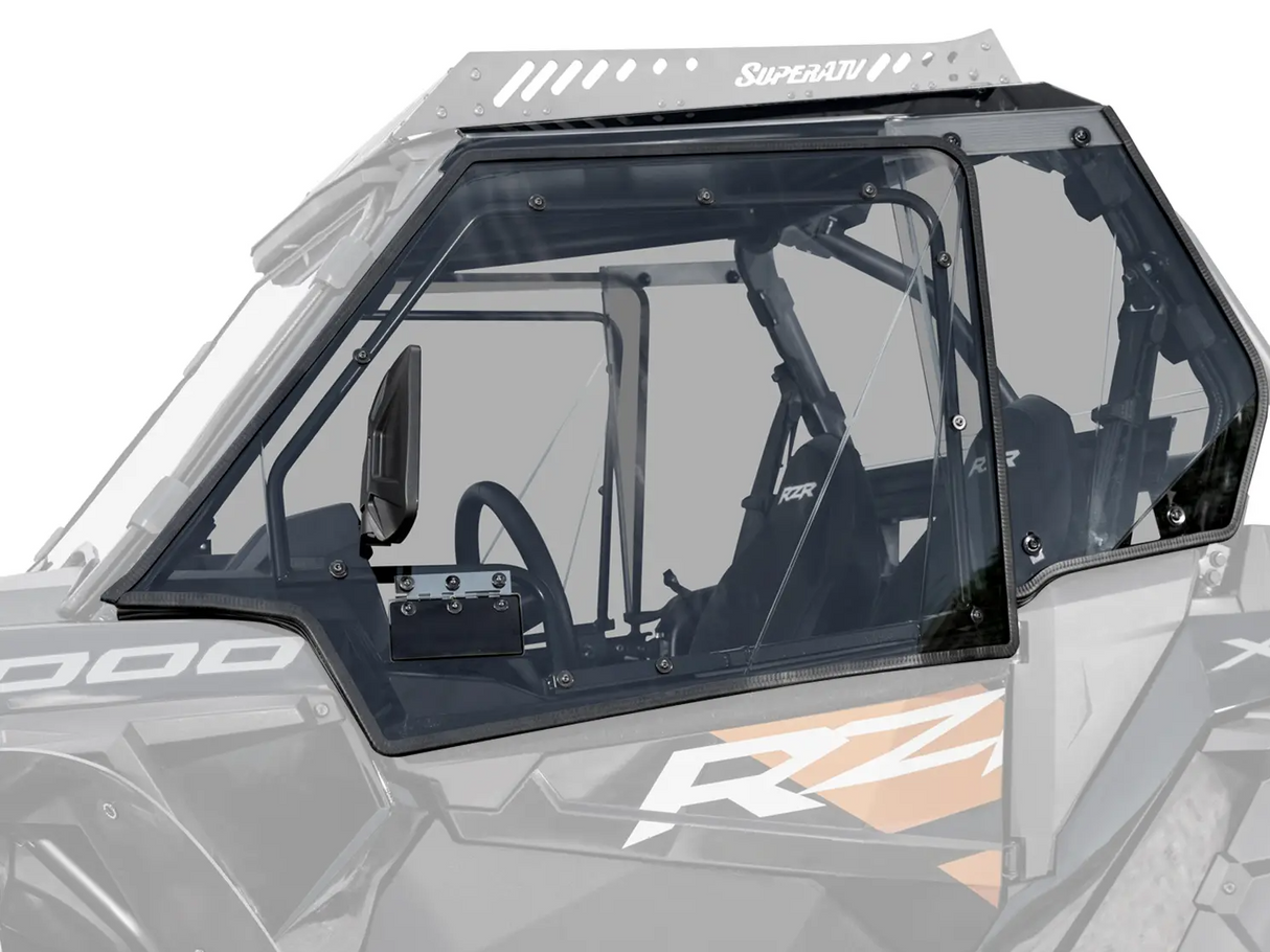 SuperATV Polaris RZR XP Turbo Hard Cab Enclosure Upper Doors