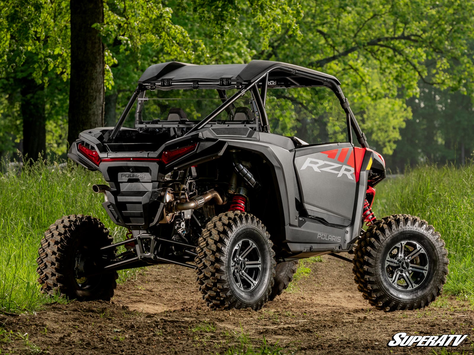 Photo of SuperATV Polaris RZR XP Rear Windshield by SuperATV - Premium Windshields for UTVs / Side by Sides