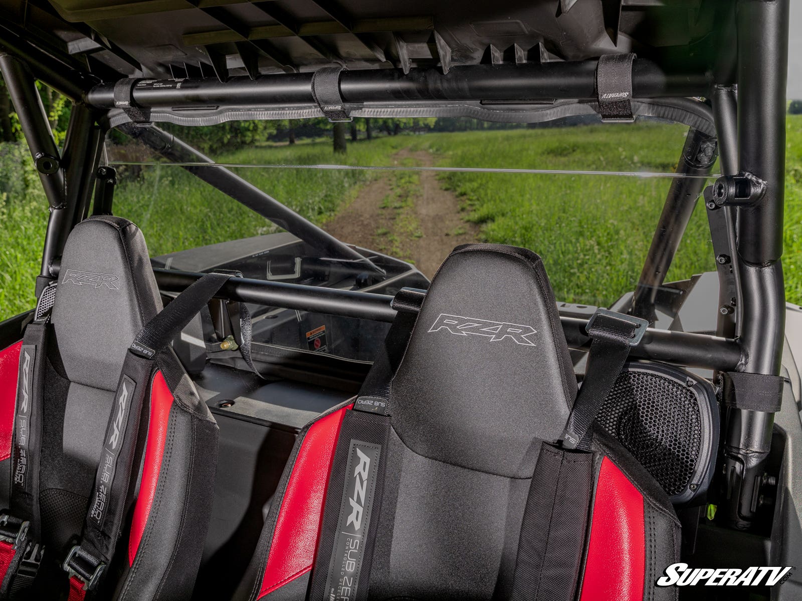 Photo of SuperATV Polaris RZR XP Rear Windshield by SuperATV - Premium Windshields for UTVs / Side by Sides