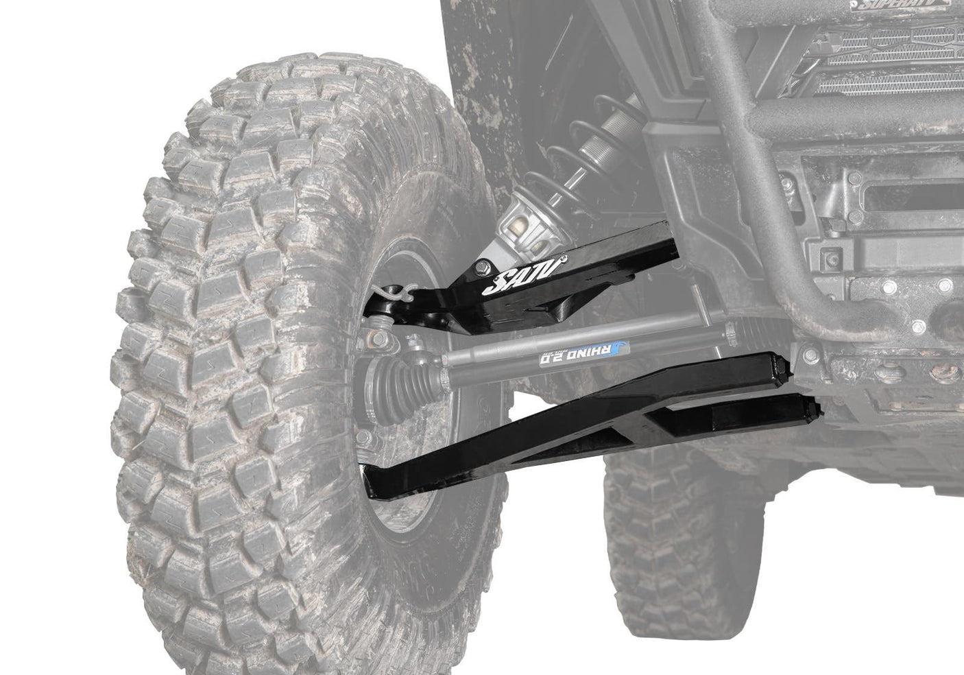 Polaris RZR XP 1000 Sidewinder A-Arms—1.5in. Forward Offset - Black - Keller