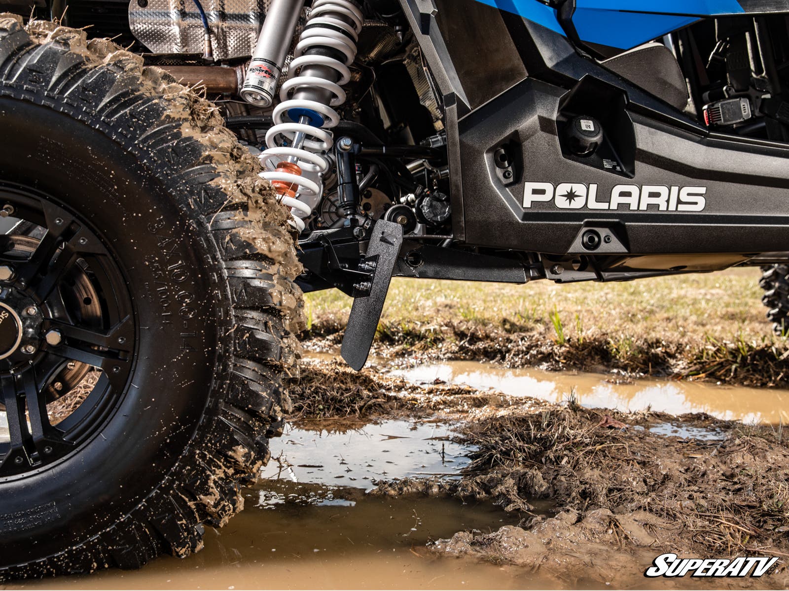 Photo of SuperATV Polaris RZR XP Turbo S Mud Flaps by SuperATV - Premium Mud Flaps for UTVs / Side by Sides