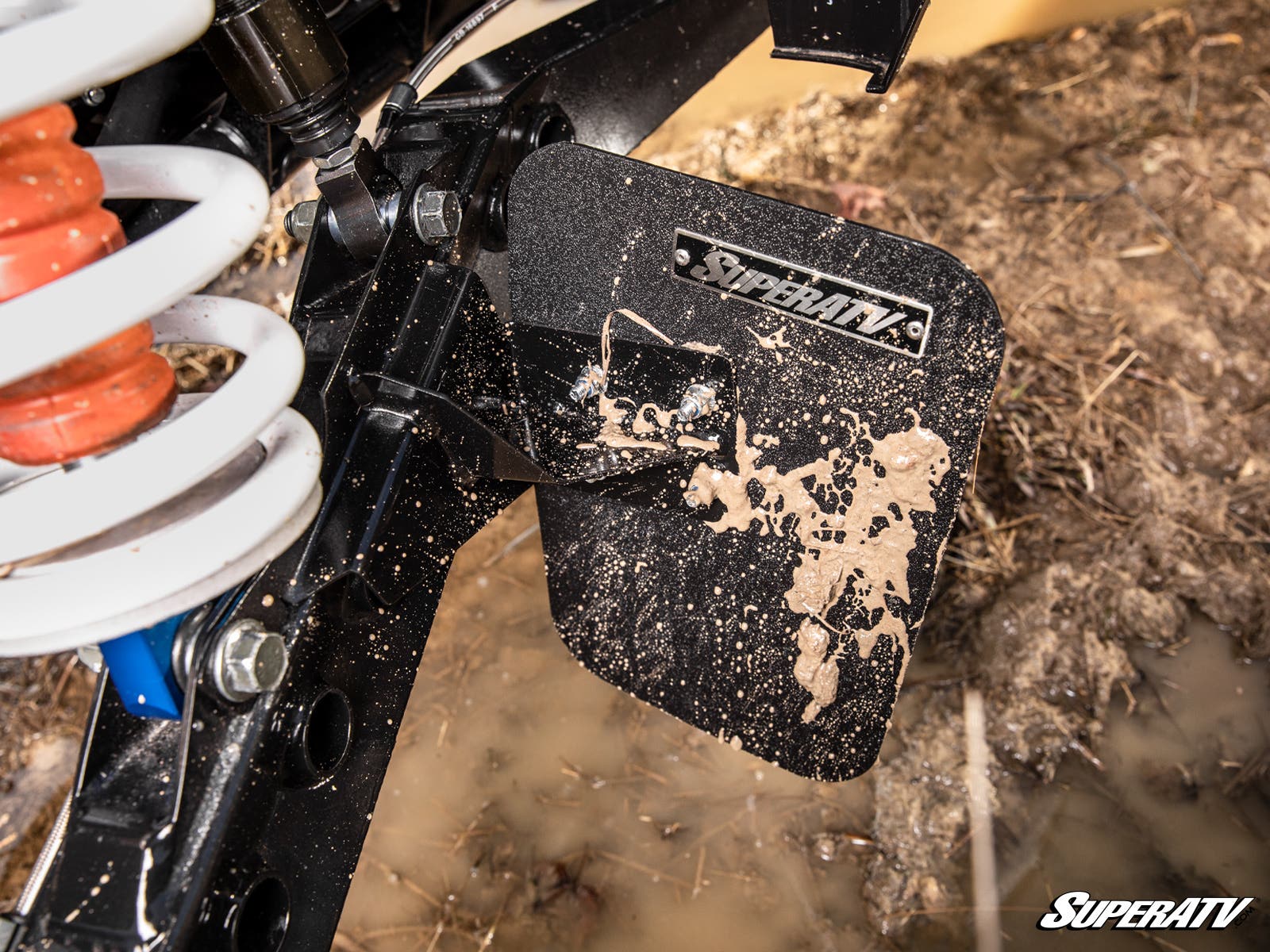 Photo of SuperATV Polaris RZR XP Turbo S Mud Flaps by SuperATV - Premium Mud Flaps for UTVs / Side by Sides