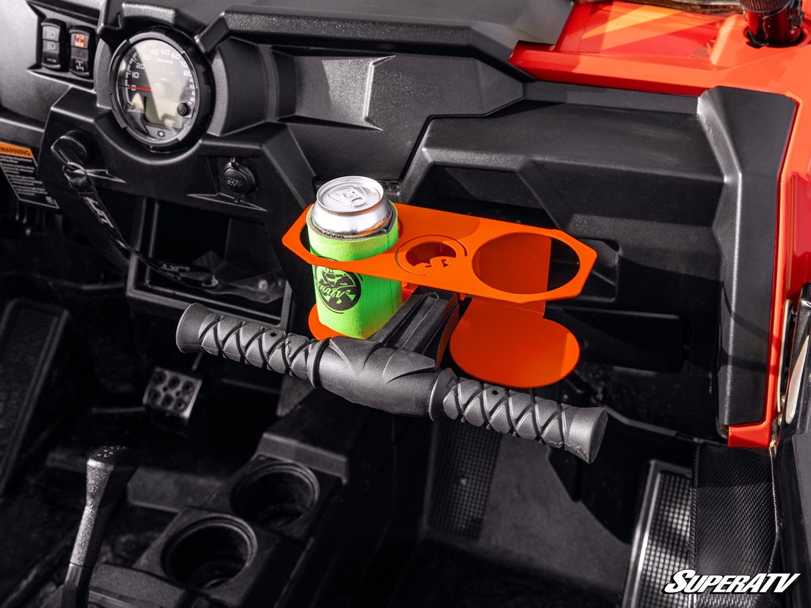Photo of SuperATV Polaris RZR Grab Bar Cup Holder by SuperATV - Premium Heaters for UTVs / Side by Sides