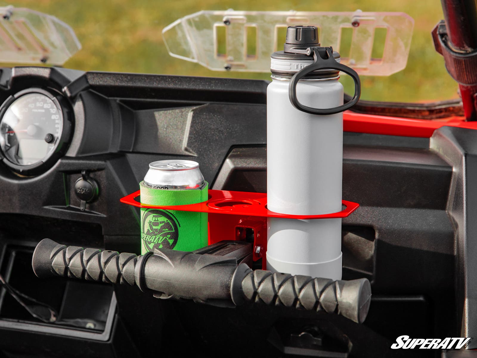 Photo of SuperATV Polaris RZR Grab Bar Cup Holder by SuperATV - Premium Heaters for UTVs / Side by Sides