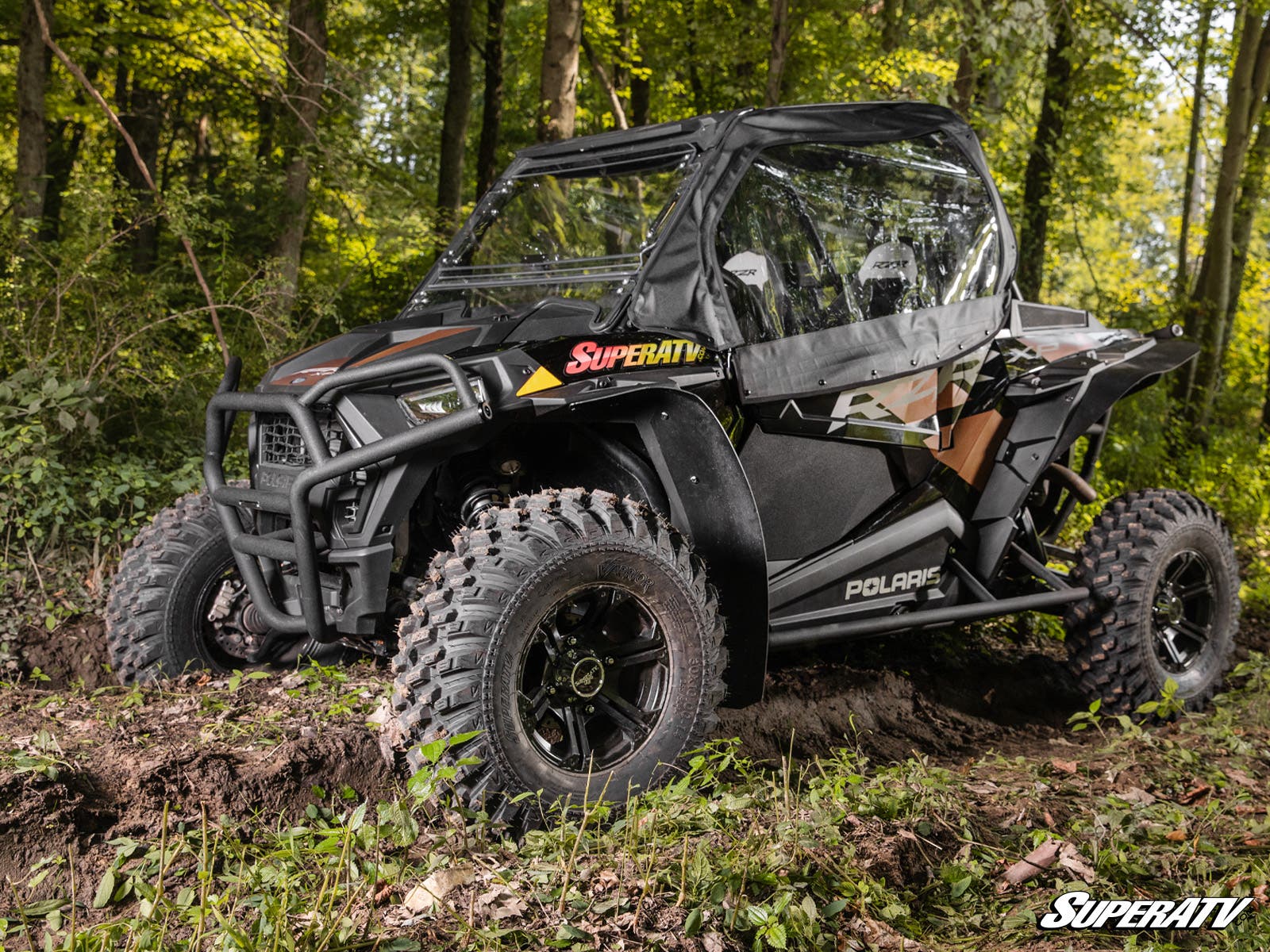 Photo of SuperATV Polaris RZR S 900 Primal Soft Cab Enclosure Upper Doors by SuperATV - Premium Doors for UTVs / Side by Sides