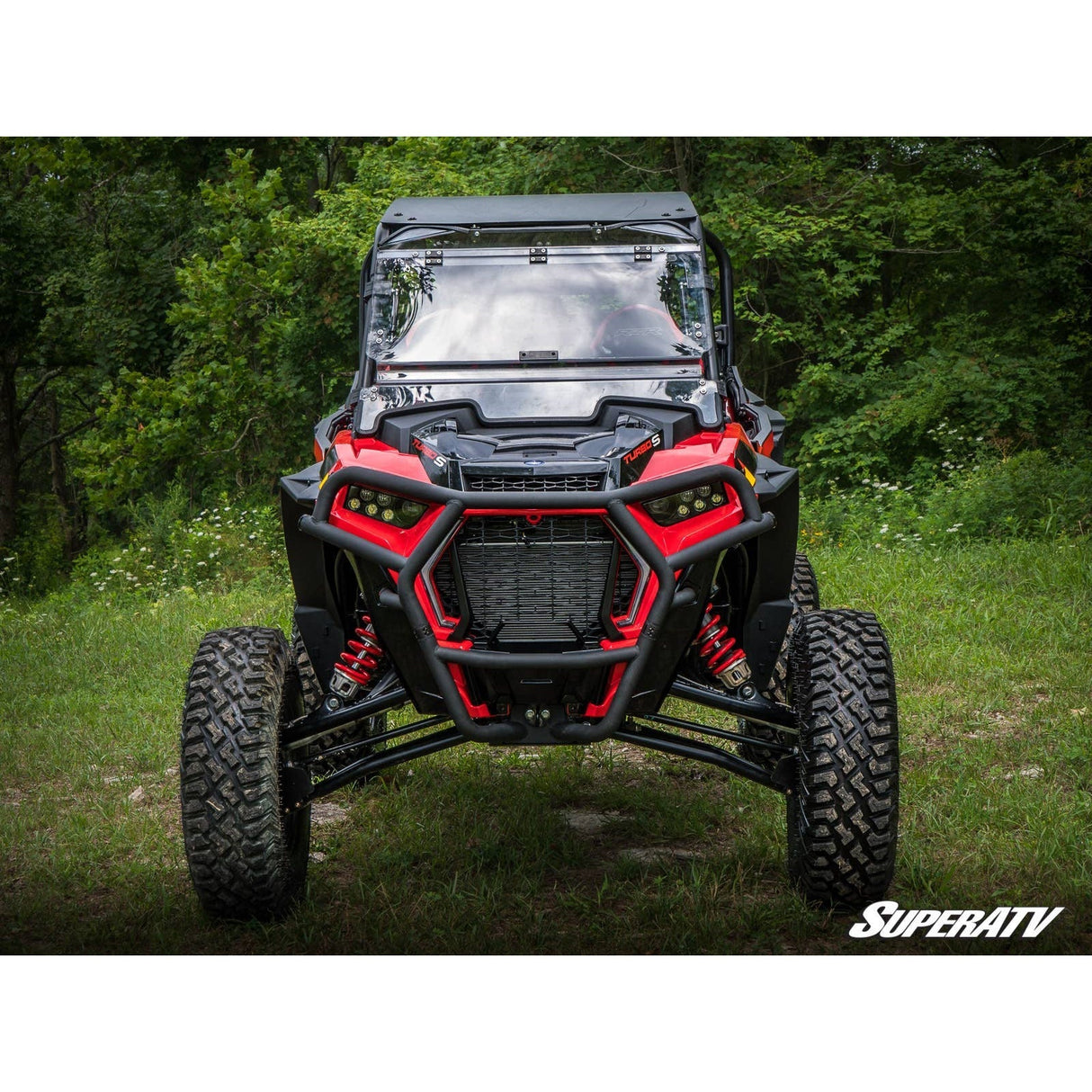 Polaris RZR Turbo S Scratch Resistant Flip Windshield