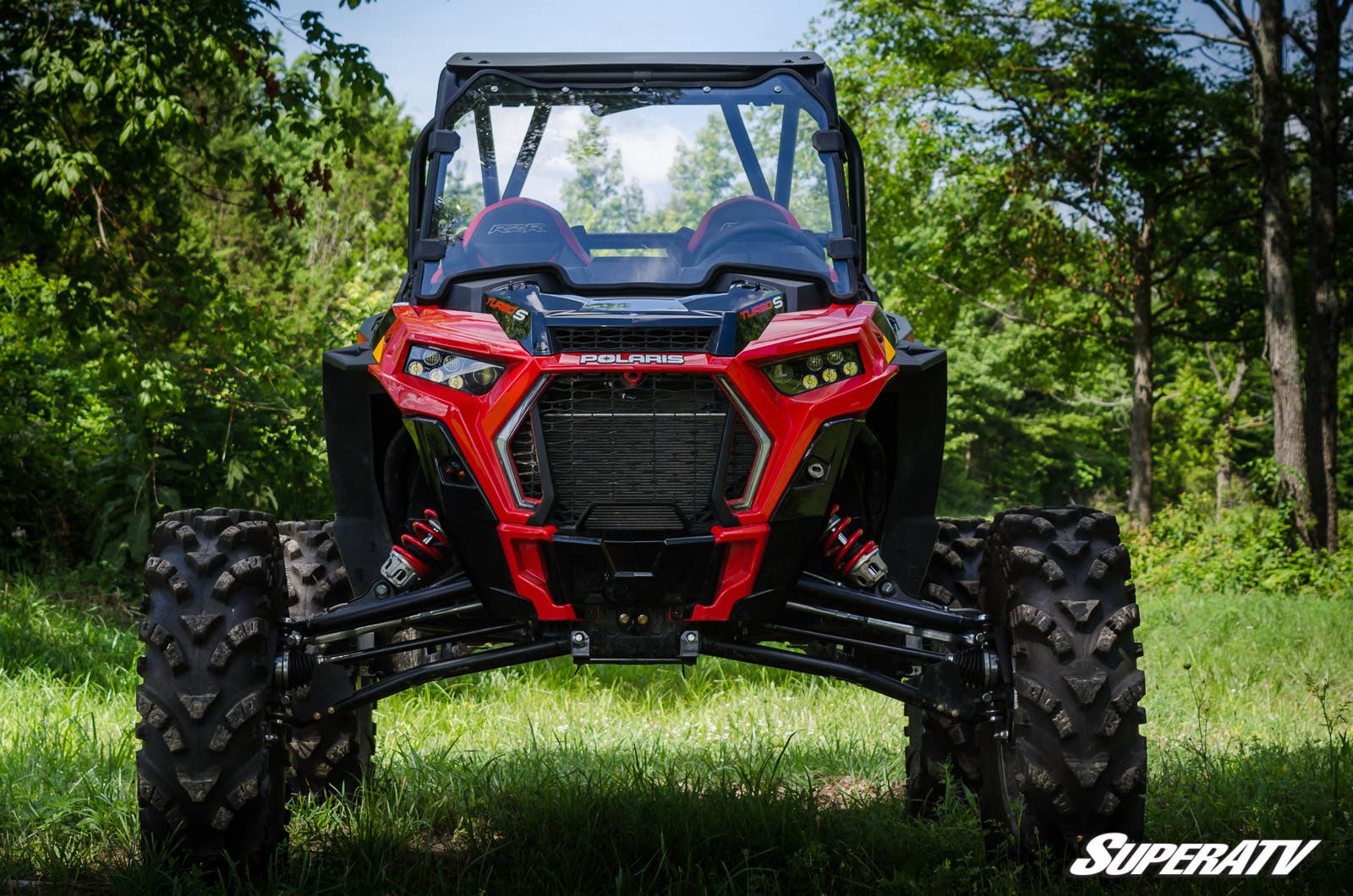 Photo of SuperATV Polaris RZR XP Turbo S Scratch-Resistant Full Windshield by SuperATV - Premium Windshields for UTVs / Side by Sides