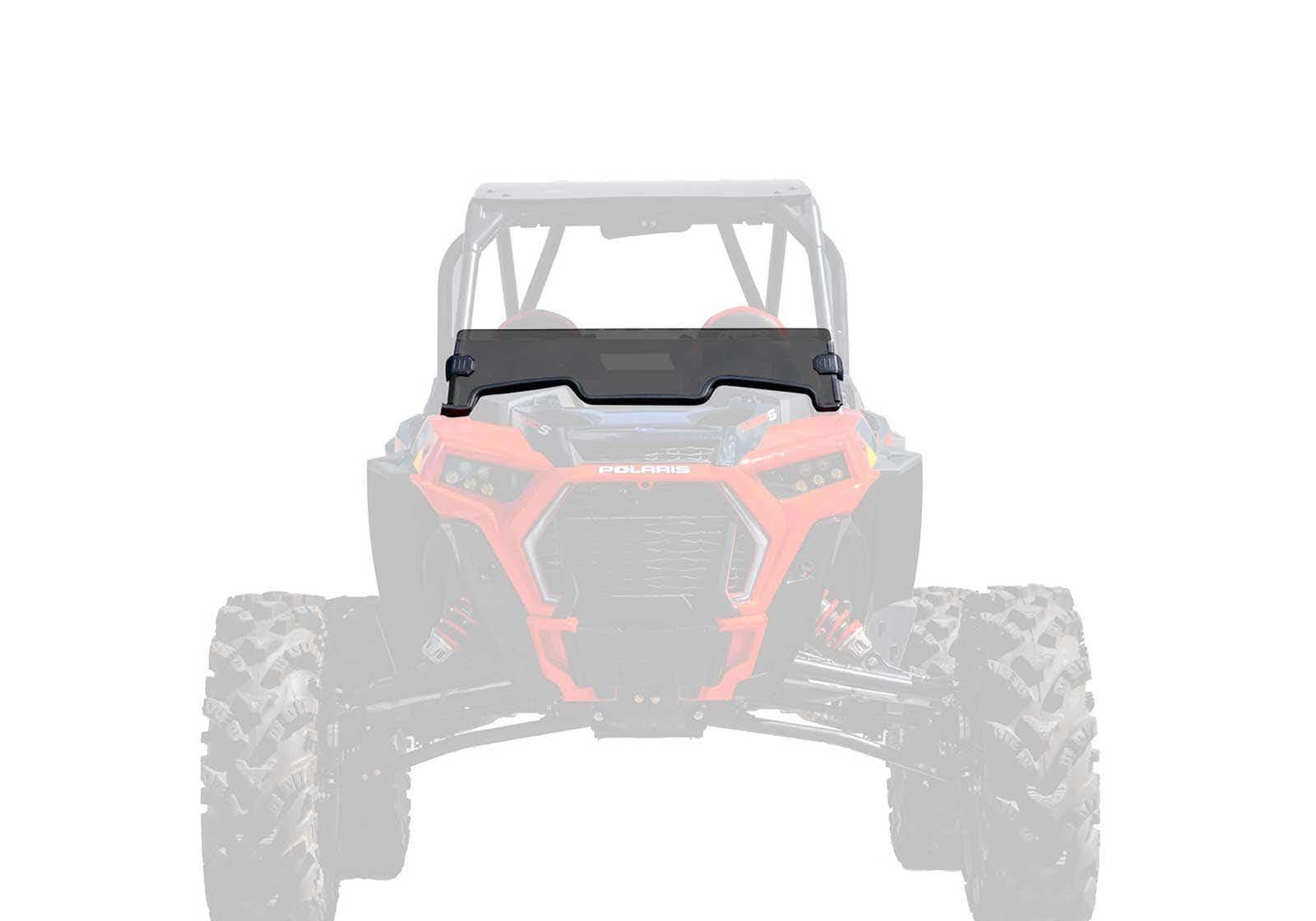 Polaris RZR Turbo S Half Windshield - Dark Tint - Standard
