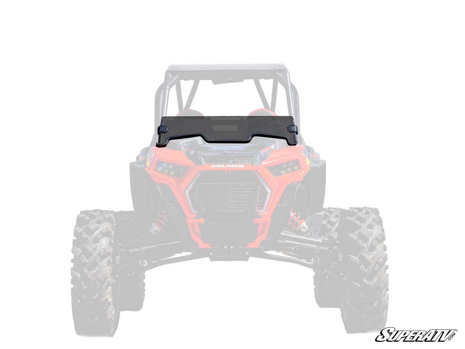 Photo of SuperATV Polaris RZR Trail S 900 Scratch-Resistant Half Windshield by SuperATV - Premium Windshields for UTVs / Side by Sides
