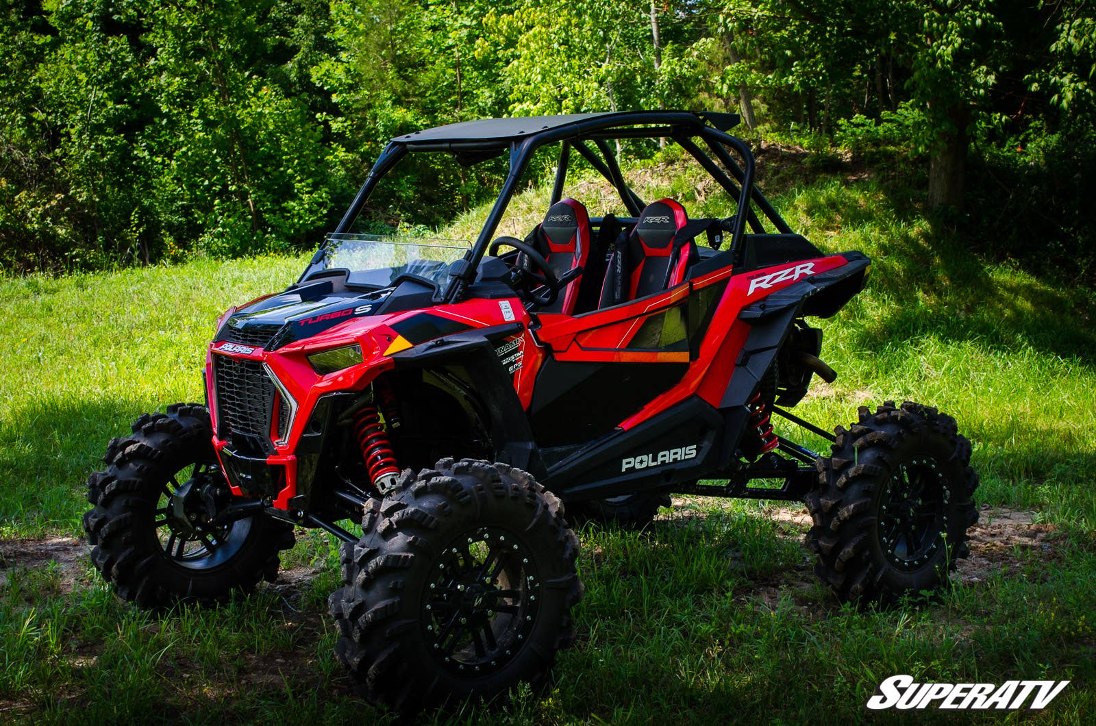 Photo of SuperATV Polaris RZR Turbo S Half Windshield by SuperATV - Premium Windshields for UTVs / Side by Sides