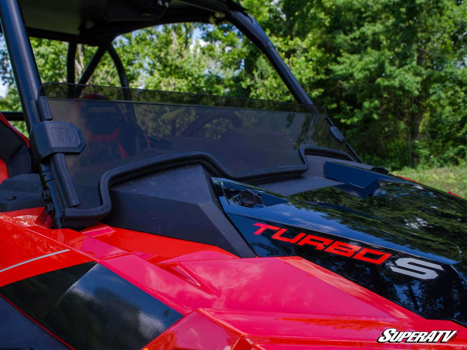 Photo of SuperATV Polaris RZR Turbo S Half Windshield by SuperATV - Premium Windshields for UTVs / Side by Sides