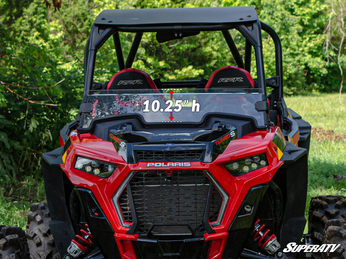 Photo of SuperATV Polaris RZR Turbo S Half Windshield by SuperATV - Premium Windshields for UTVs / Side by Sides